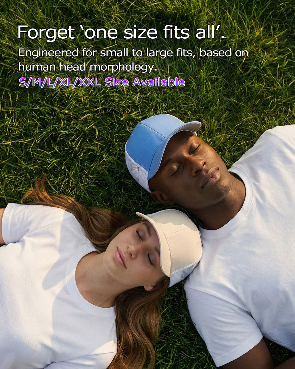 Structured Mesh Fitted Cap for Big Heads