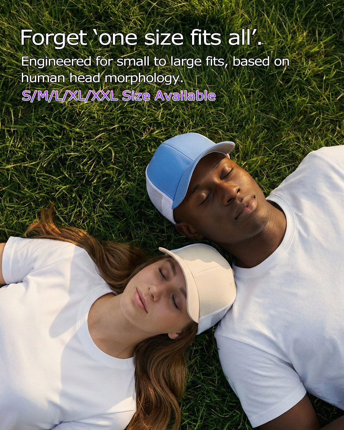 Structured Mesh Fitted Cap for Big Heads