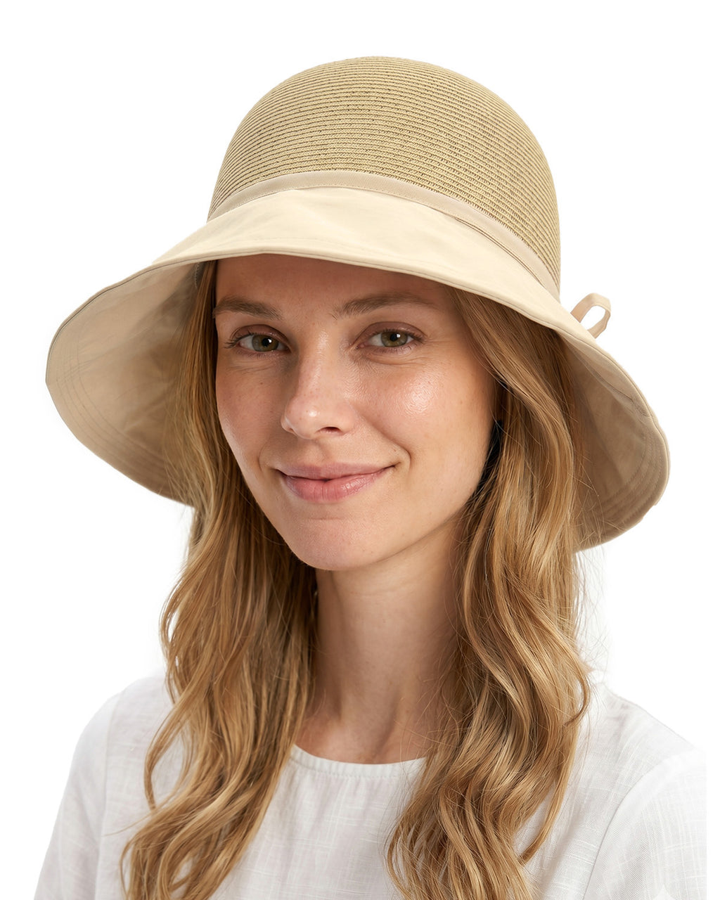 XL Wide Brim Straw Sun Hat for Big Heads