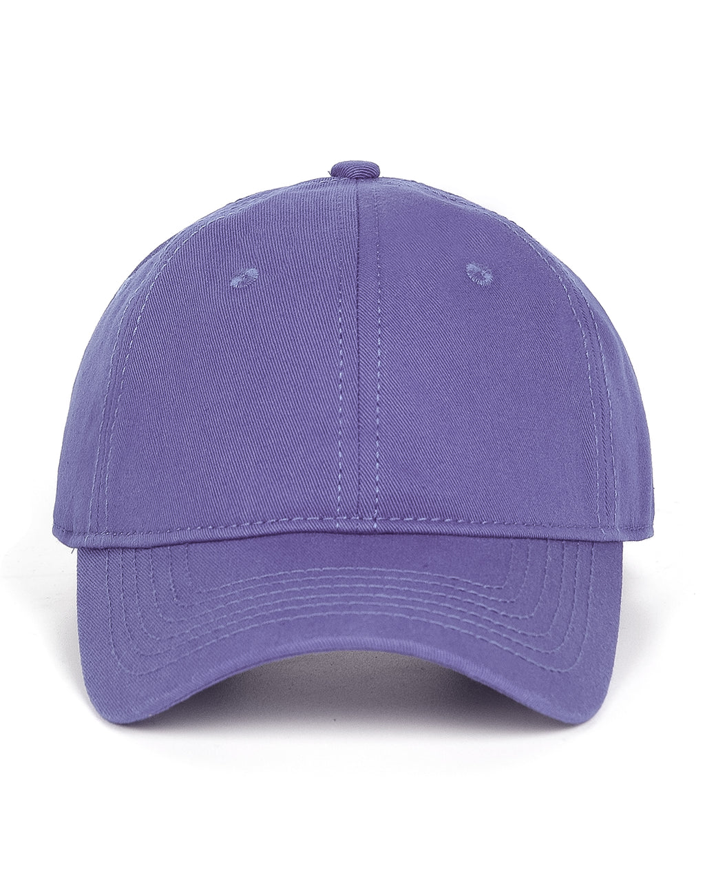 Purple cotton baseball cap for big heads XXL - front view