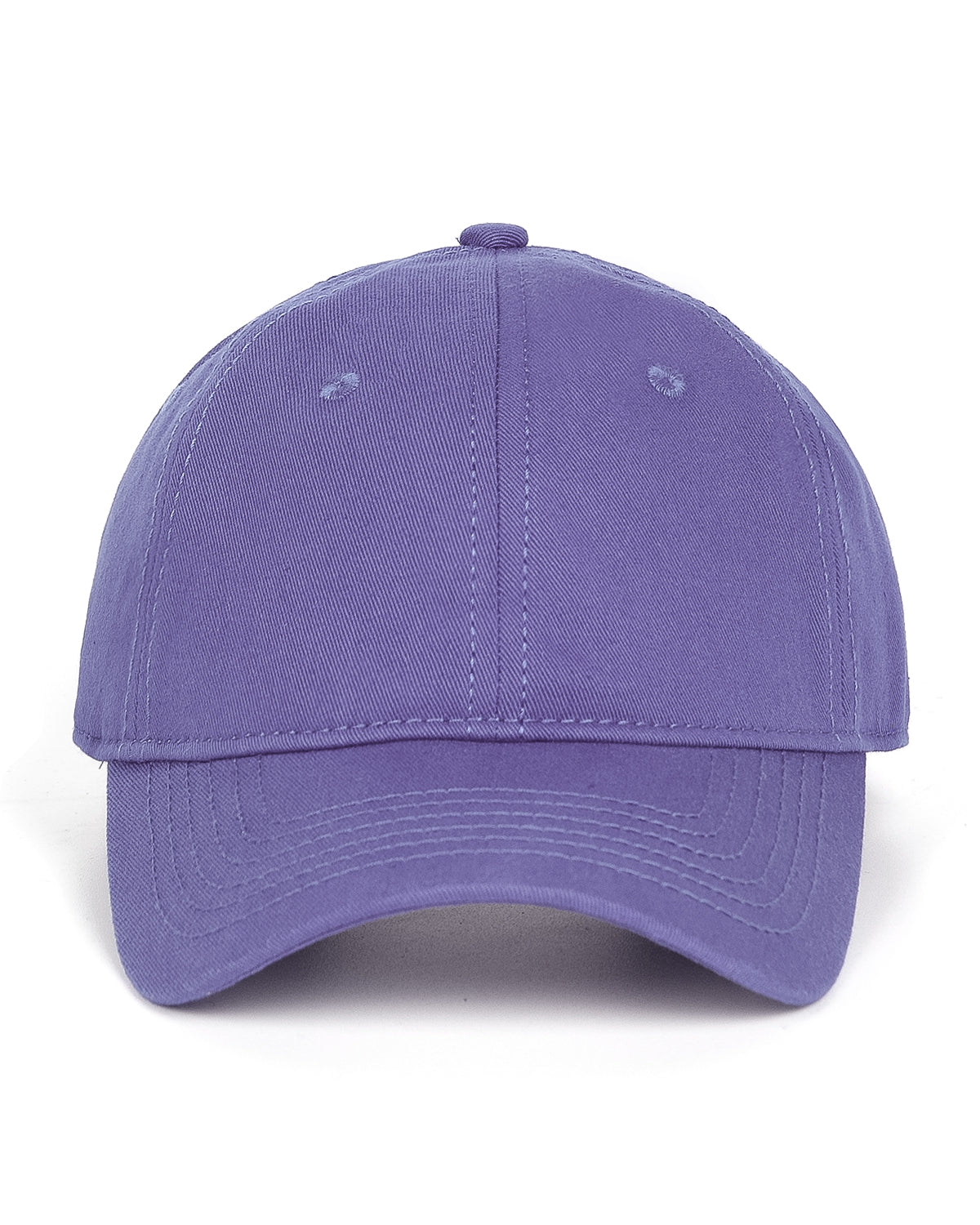 Purple cotton baseball cap for big heads XXL - front view