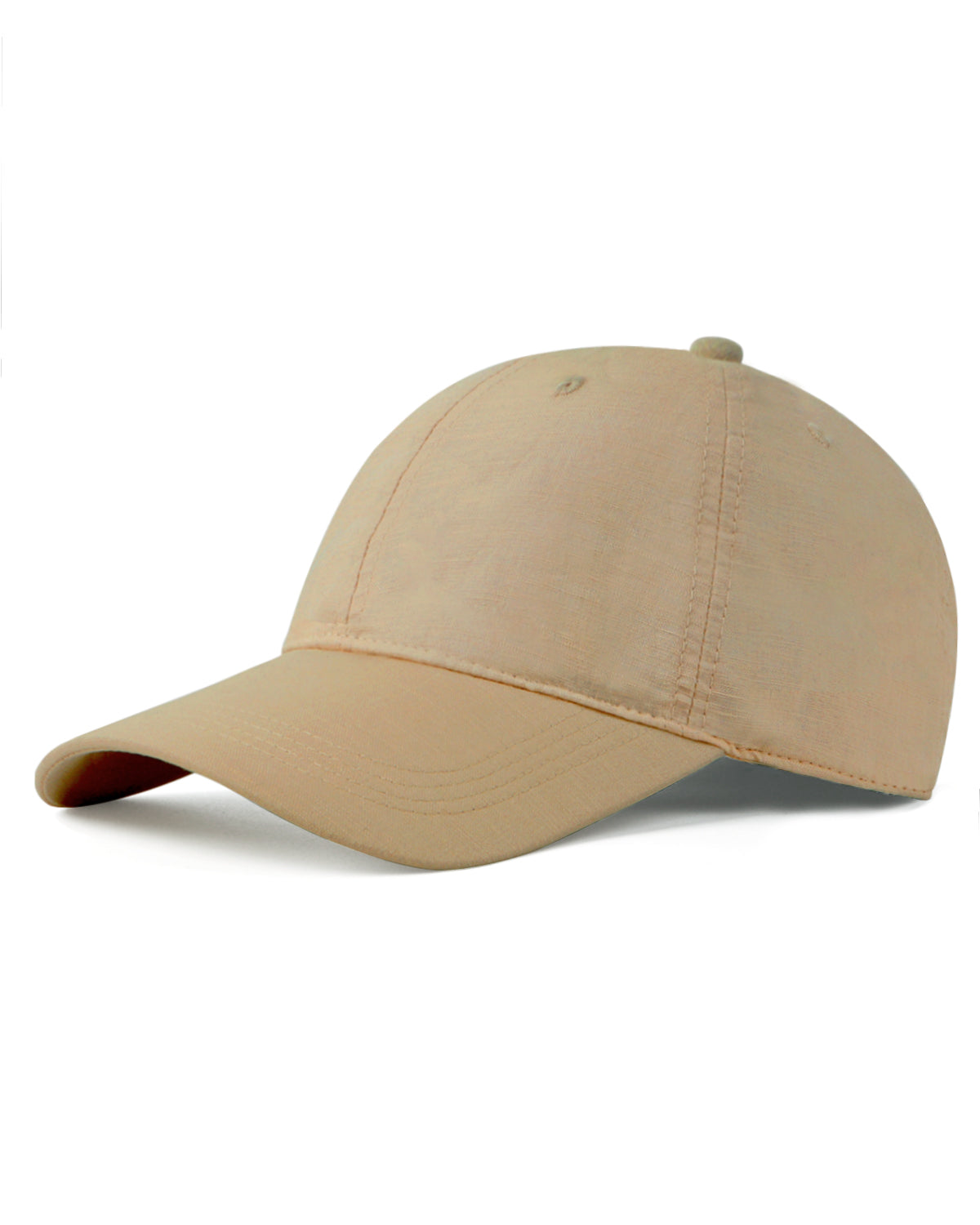 Breathable Hemp Baseball Cap for Big Heads