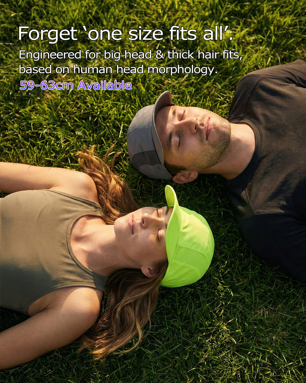 Folding Running Cap for Big Heads