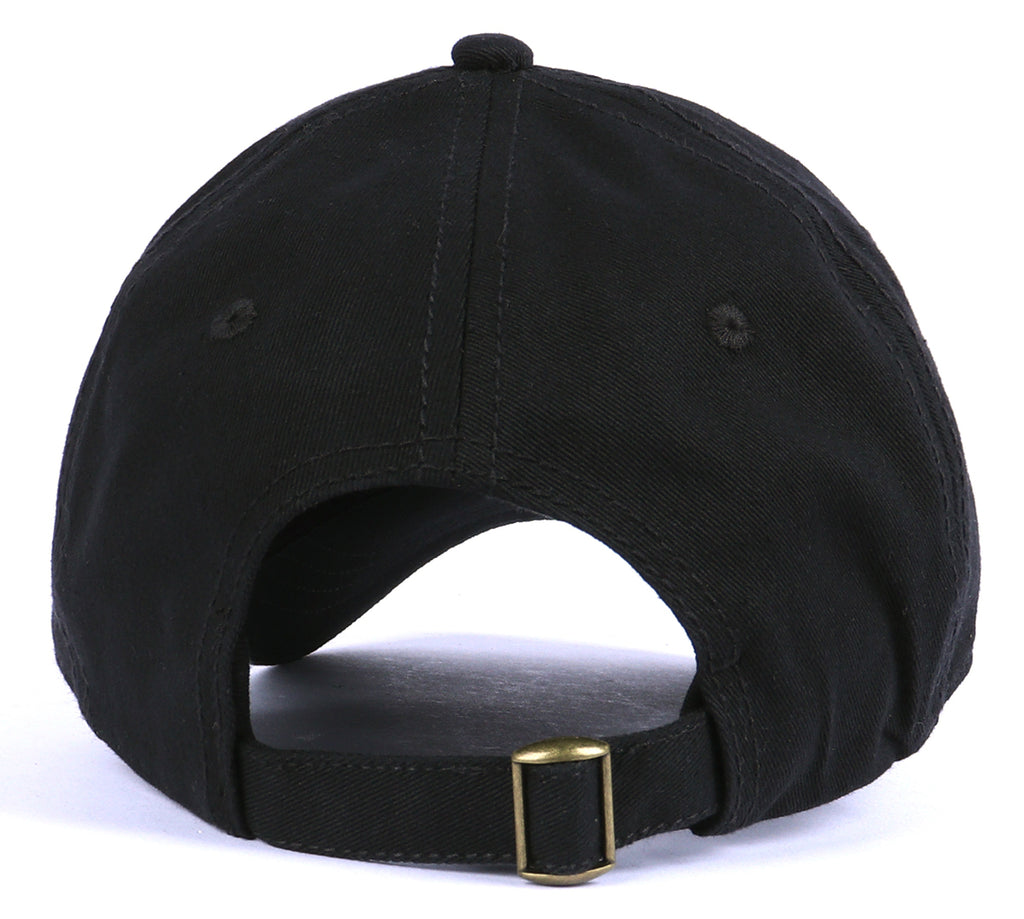 Long Brim Cotton Baseball Cap for Big Heads