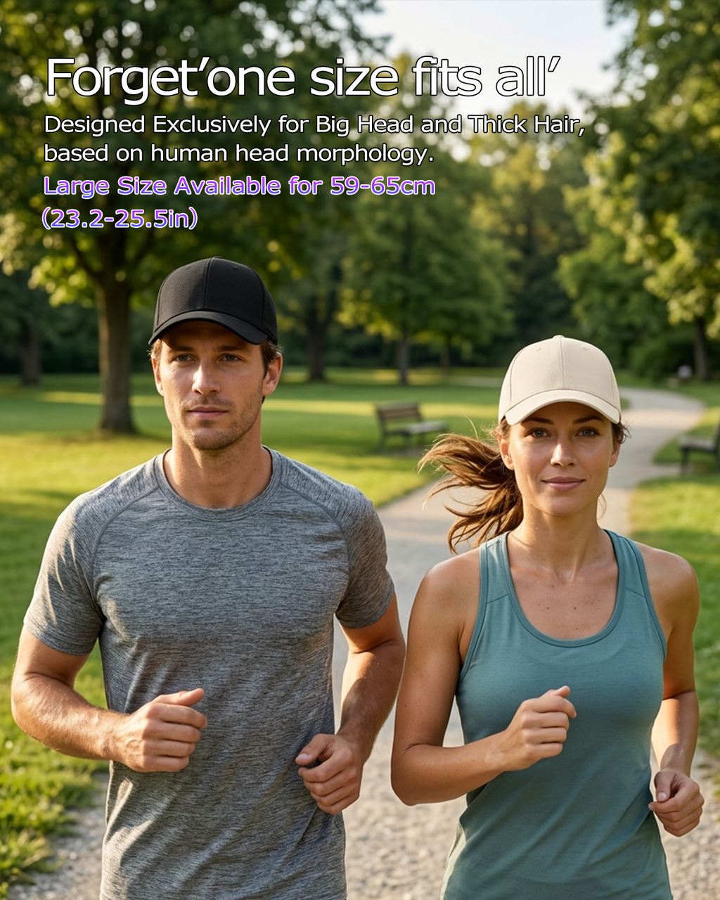 Breathable Linen Baseball Cap for Big Heads