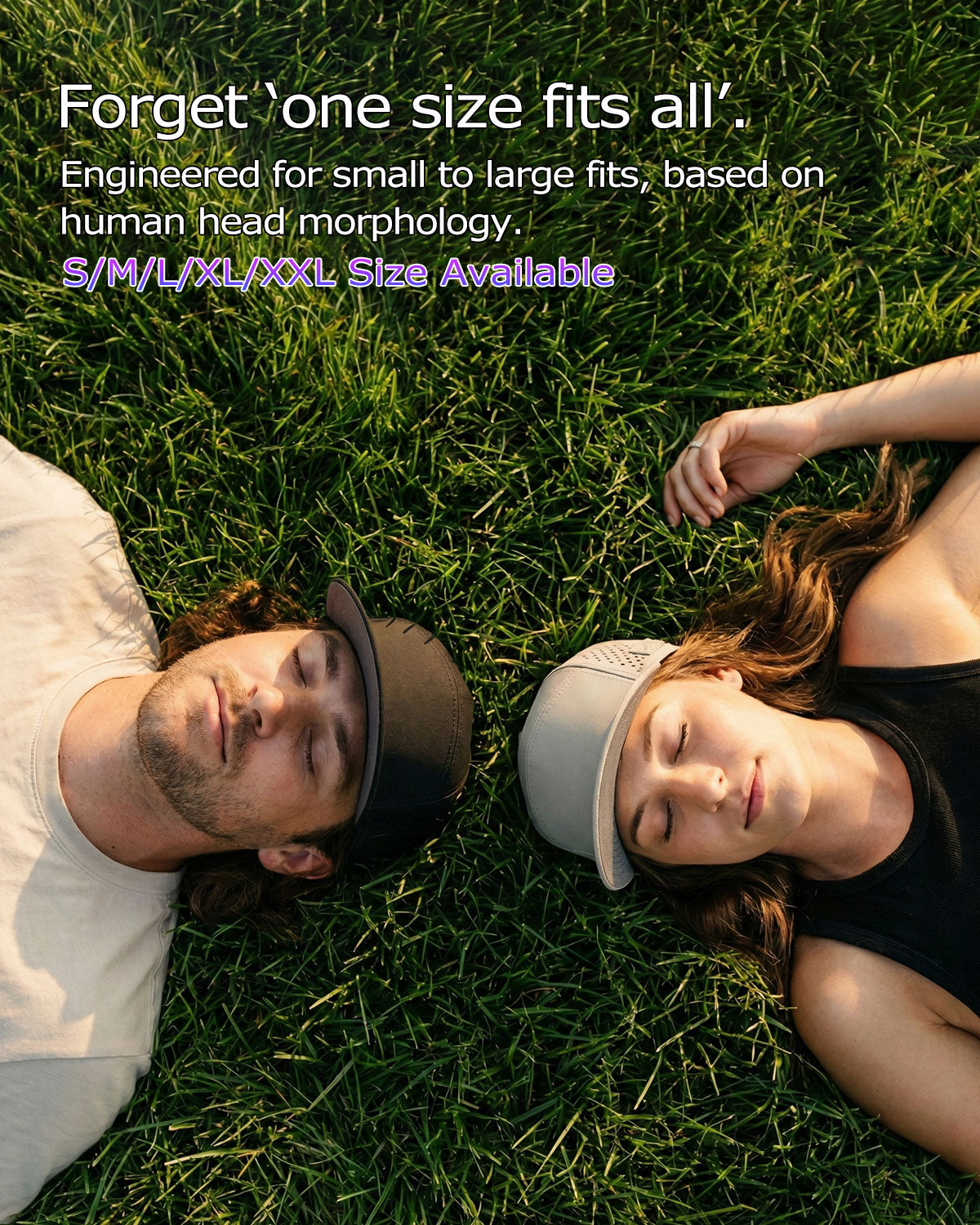 6-Panel Laser Perforated Hat for Big Heads