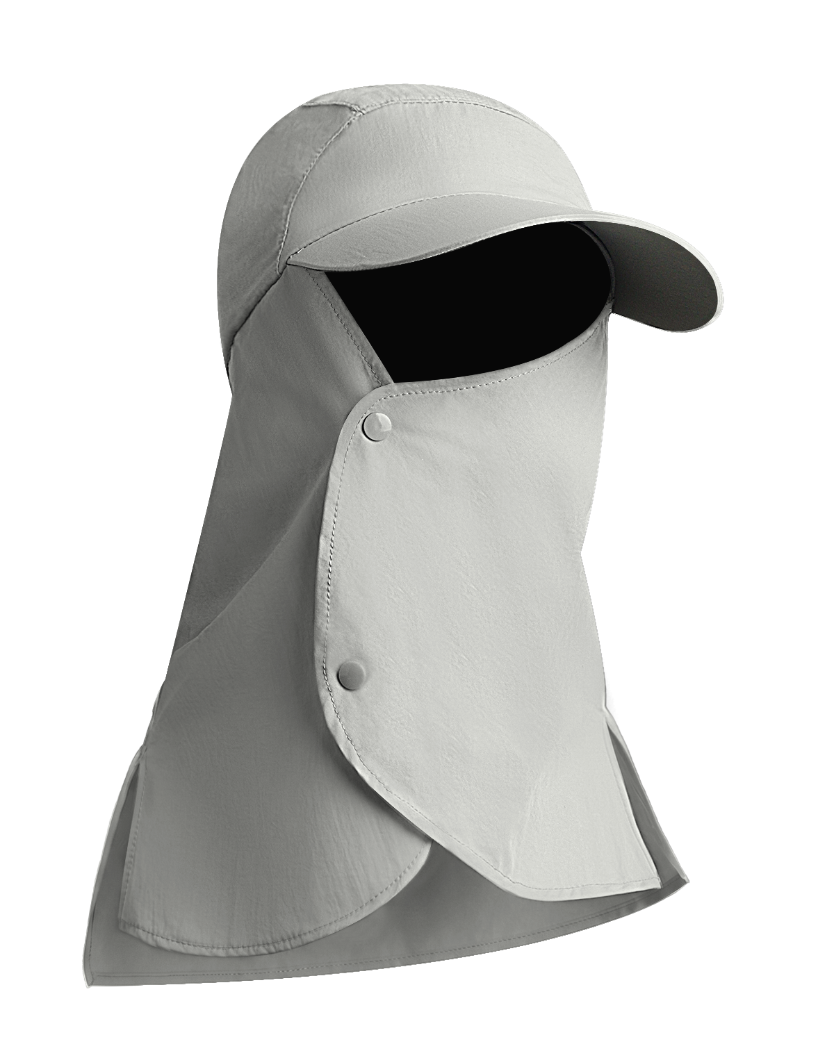Quick-Dry Sun Hat with Neck Flap for Big Heads