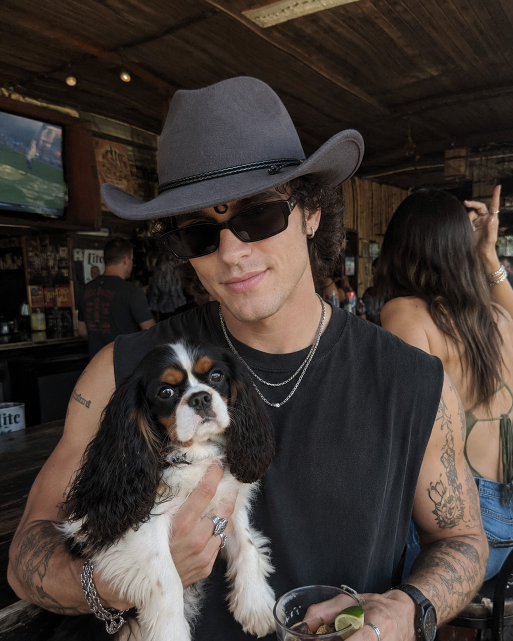 Felt Cowboy Hat for Big Heads