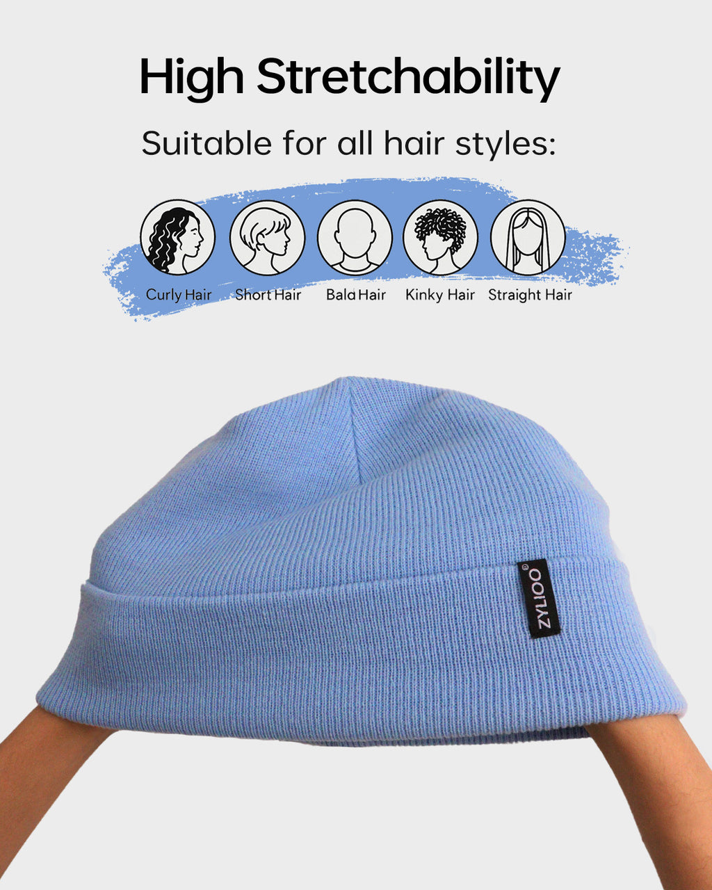 Fine Knit Beanie Hats for Big Heads