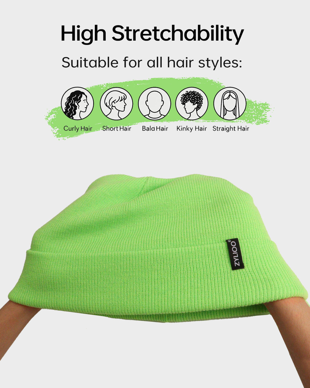 Fine Knit Beanie Hats for Big Heads