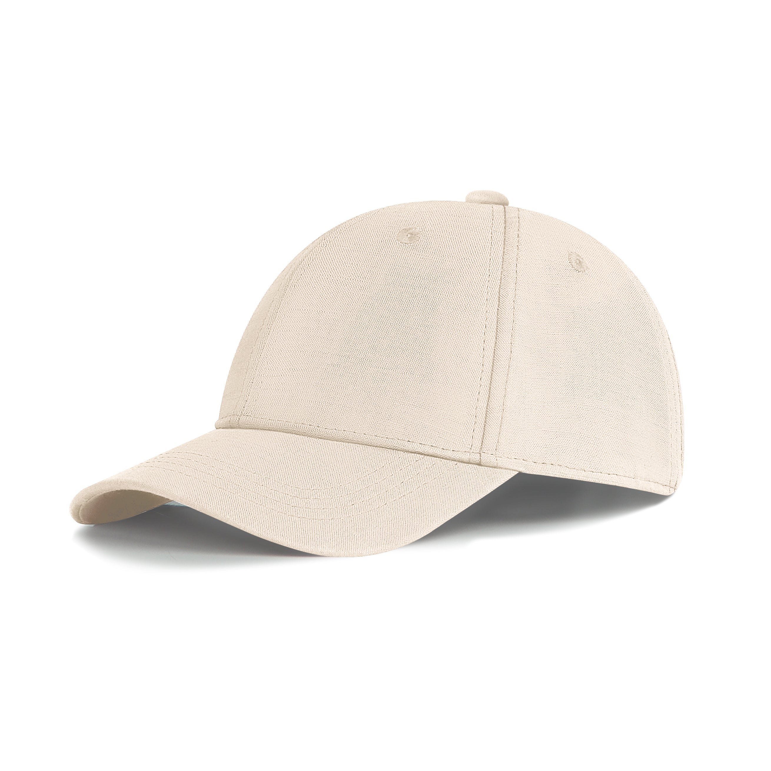 Breathable Linen Baseball Cap for Big Heads