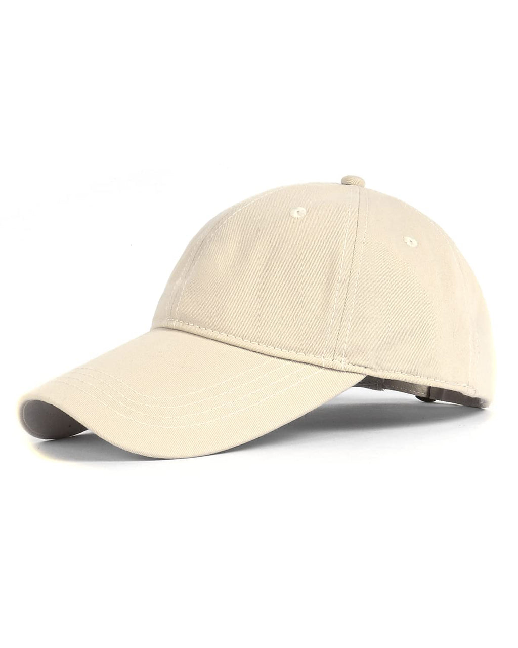 Long Brim Cotton Baseball Cap for Big Heads