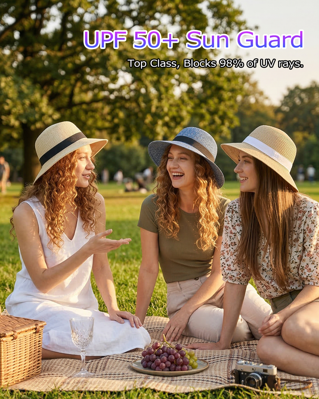 2XL Women’s Straw Sun Hat for Big Heads