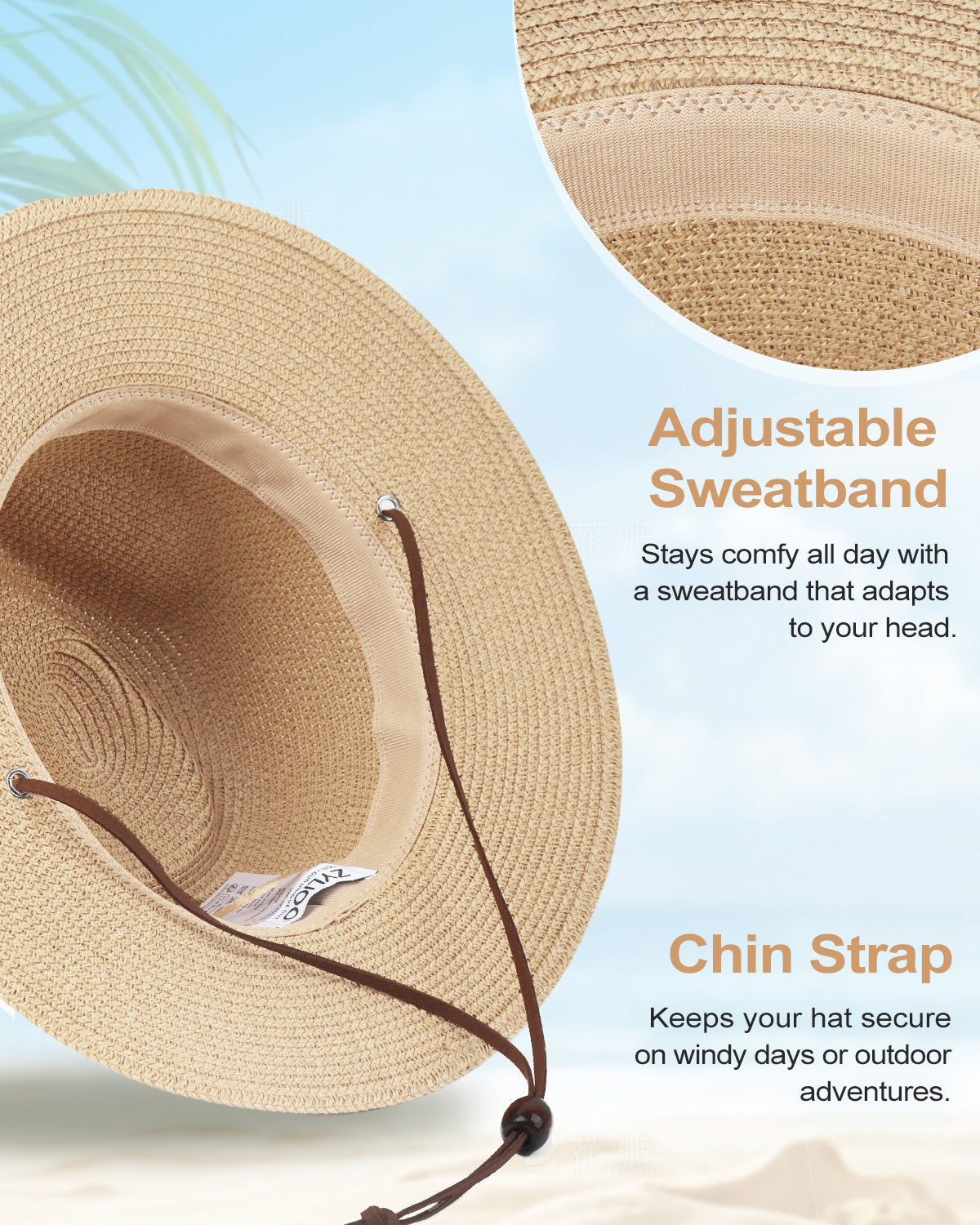 Zylioo Oversize XXL Straw Sun Hats