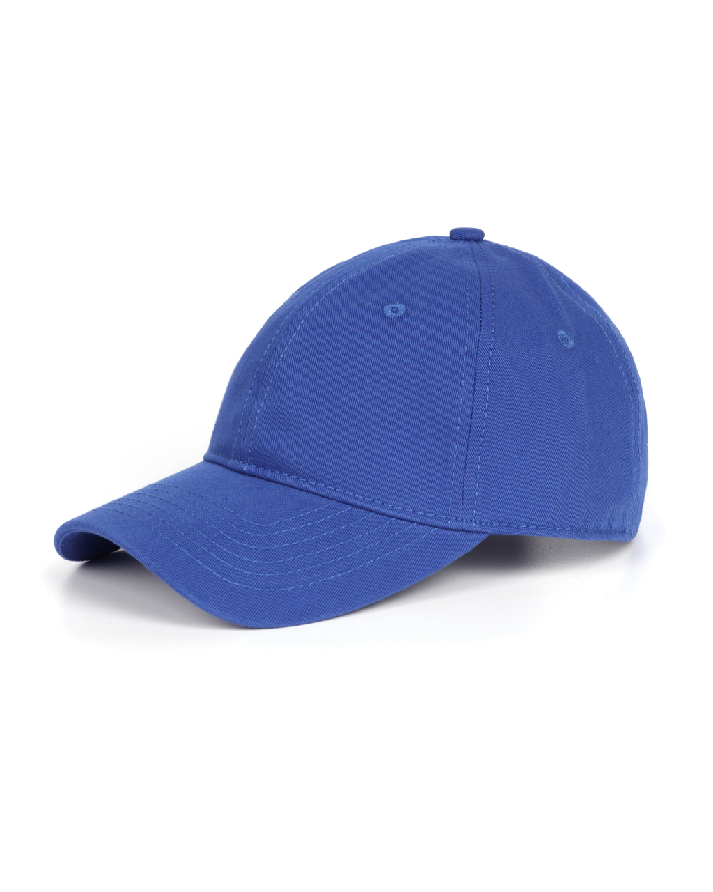 Royal blue cotton baseball cap for big heads XXL