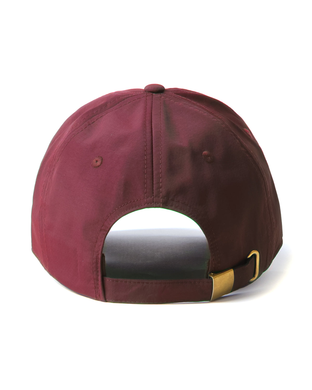 Wine red quick-dry baseball cap for big heads - back view