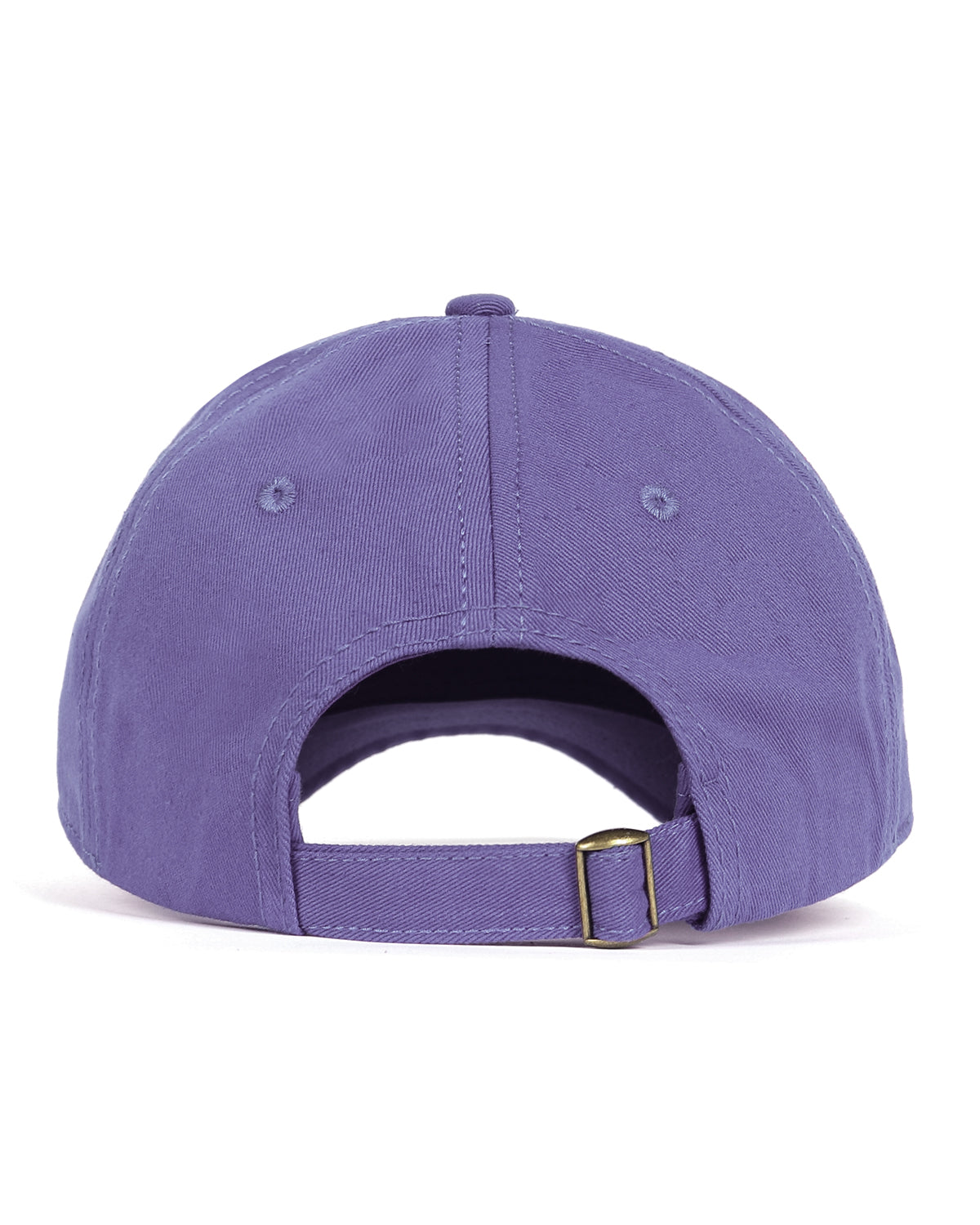 Purple cotton baseball cap for big heads - back adjustable strap