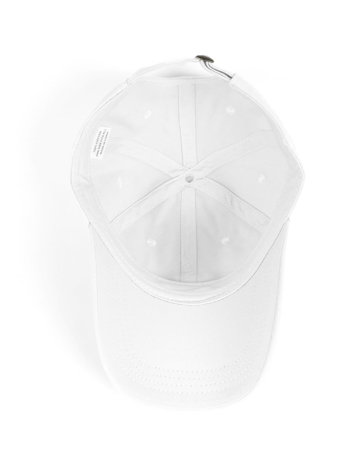 Long Brim Cotton Baseball Cap for Big Heads