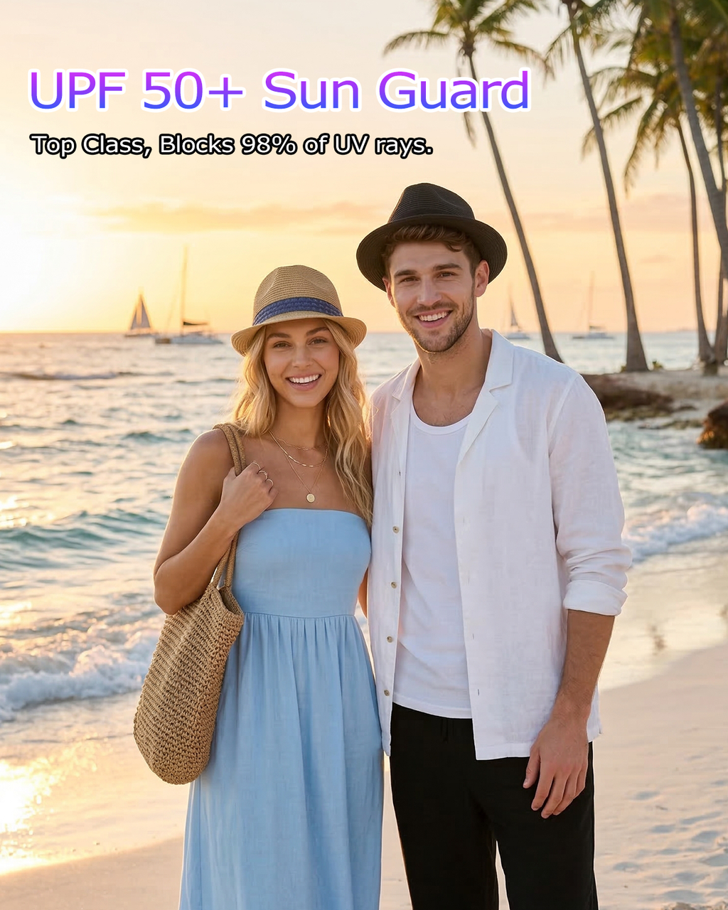 2XL Straw Trilby Hat for Big Heads