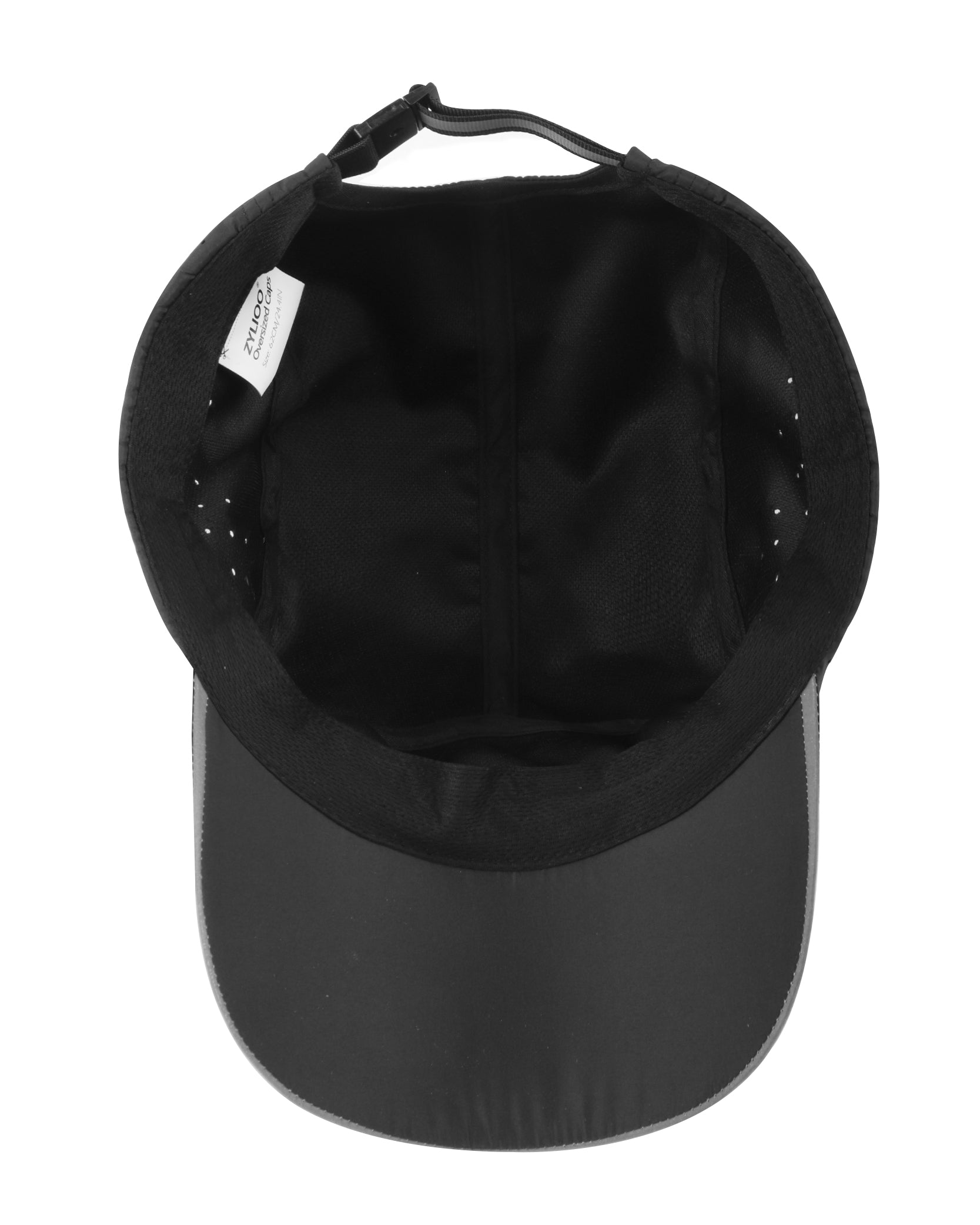 5-panel baseball cap construction and stitching detail