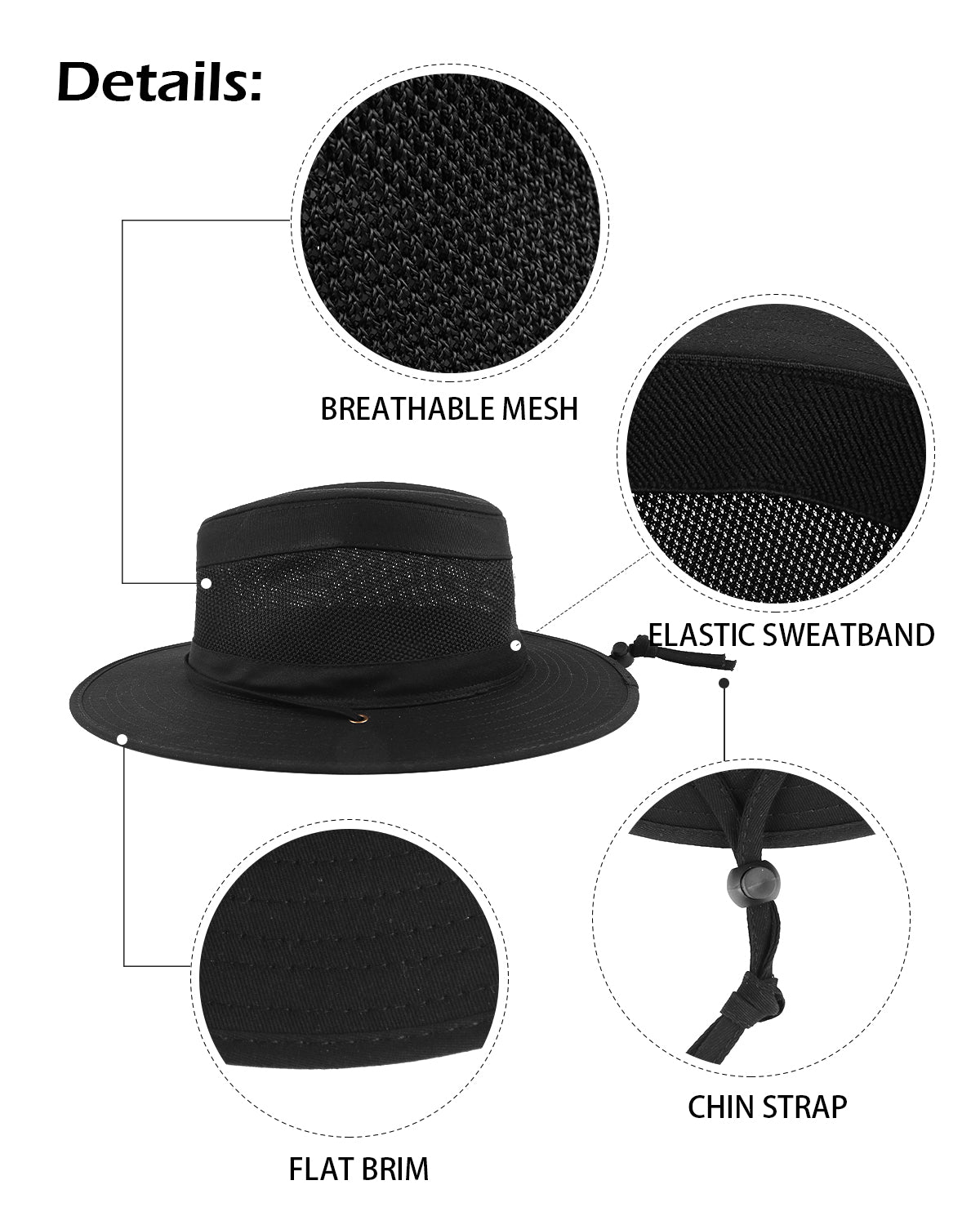 XXL Safari Sun Hat for Big Heads - Zylioo