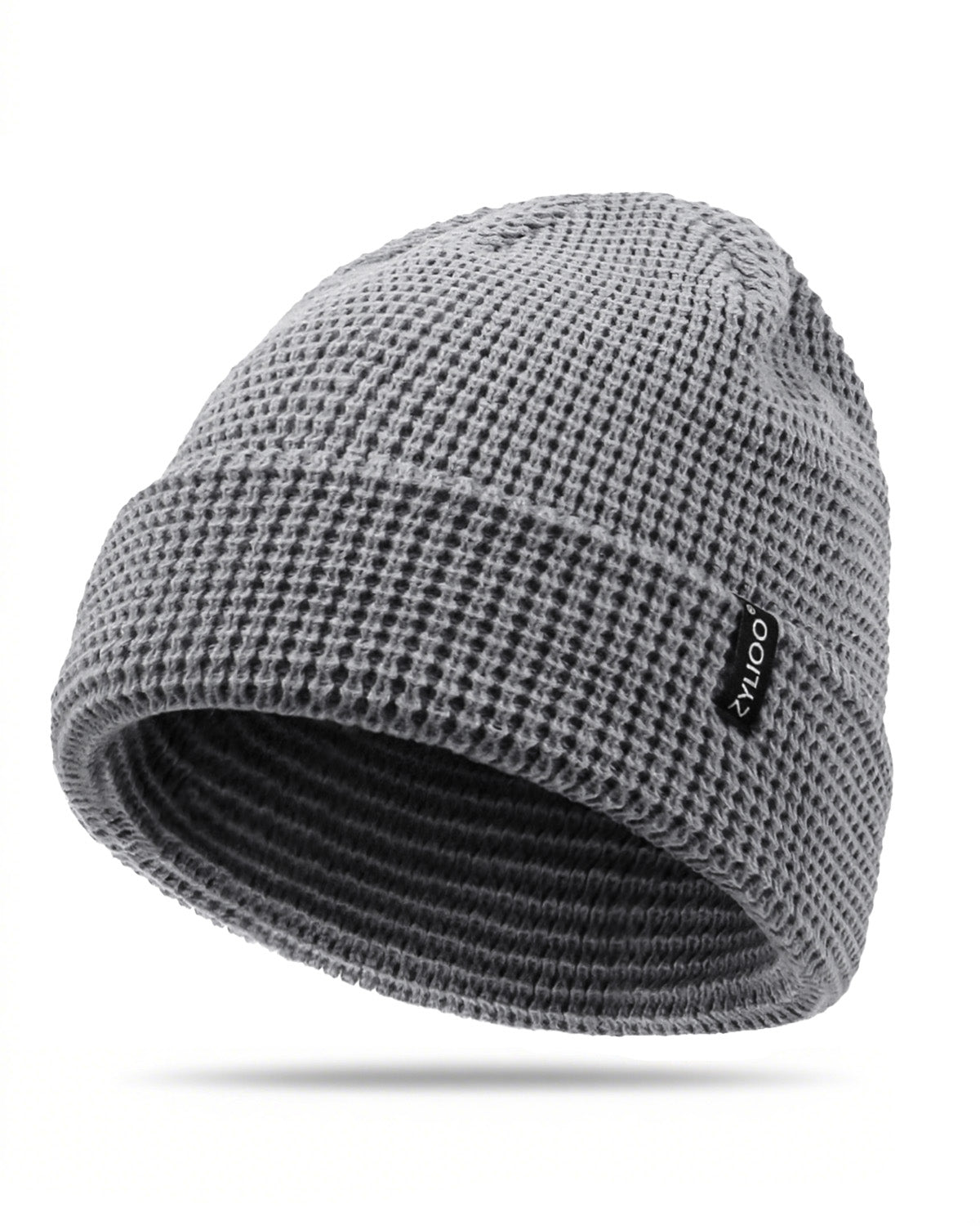 Waffle Knit Beanie for Big Heads