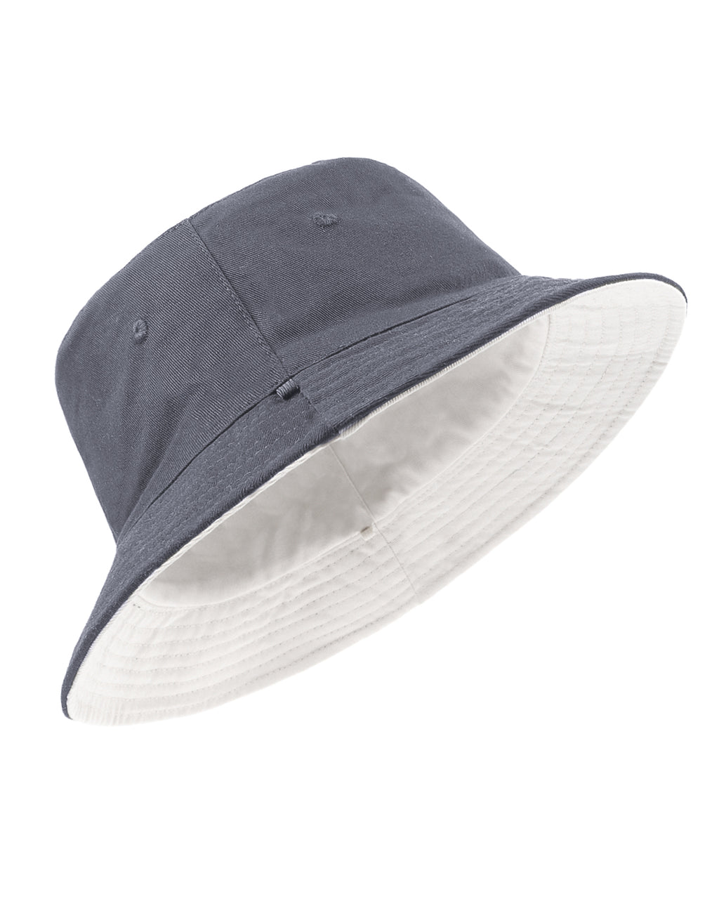 Gorro de pescador de algodón reversible para cabezas grandes