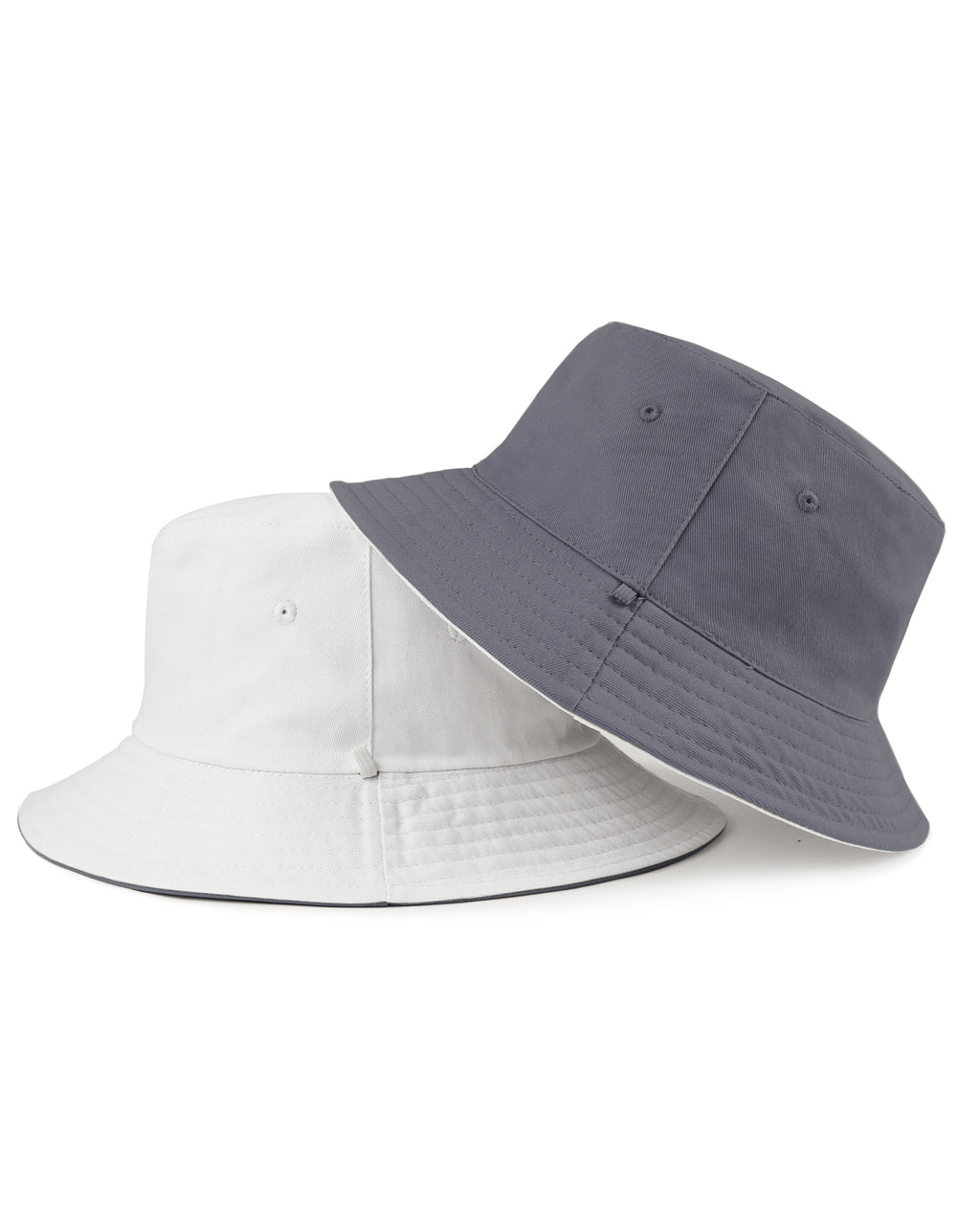 Gorro de pescador de algodón reversible para cabezas grandes