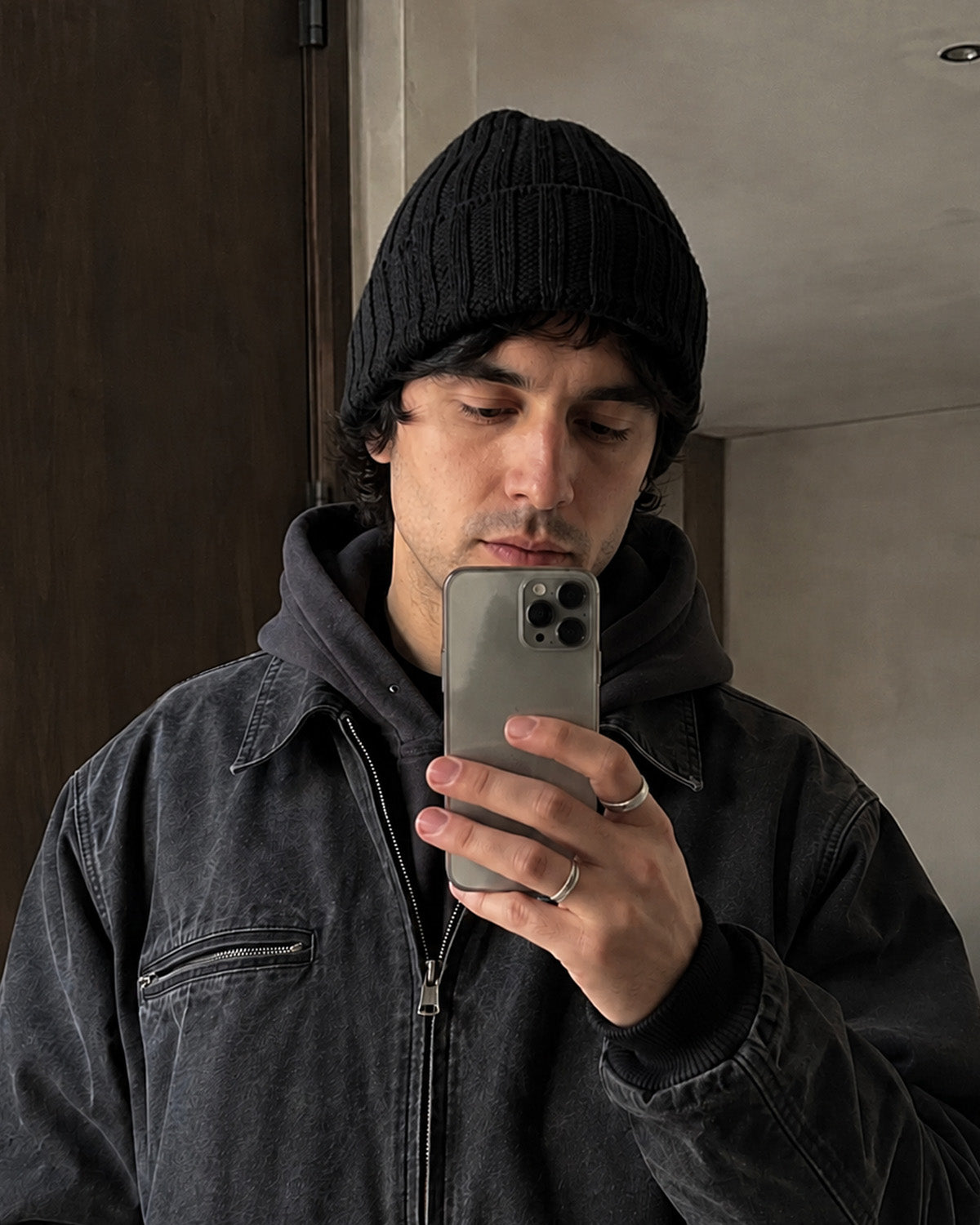 Cable Knit Beanie for Big Heads
