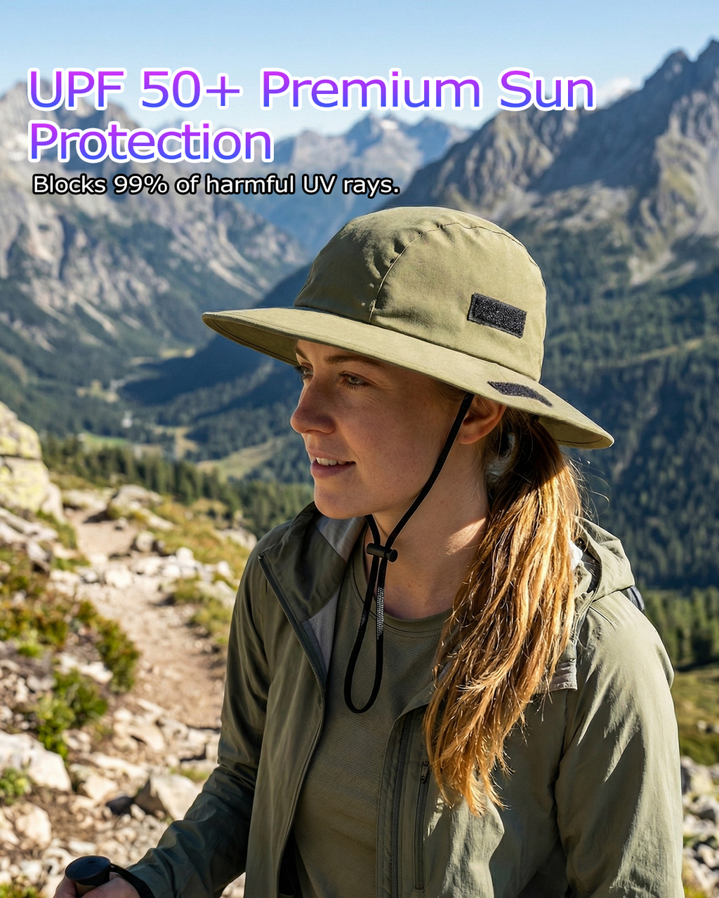 Water-Resistant Boonie Hat for Big Heads