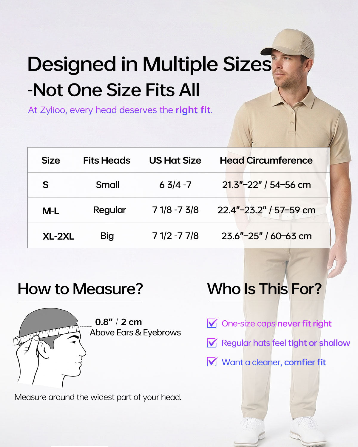 5-Panel Laser Cut Cap for Big Heads