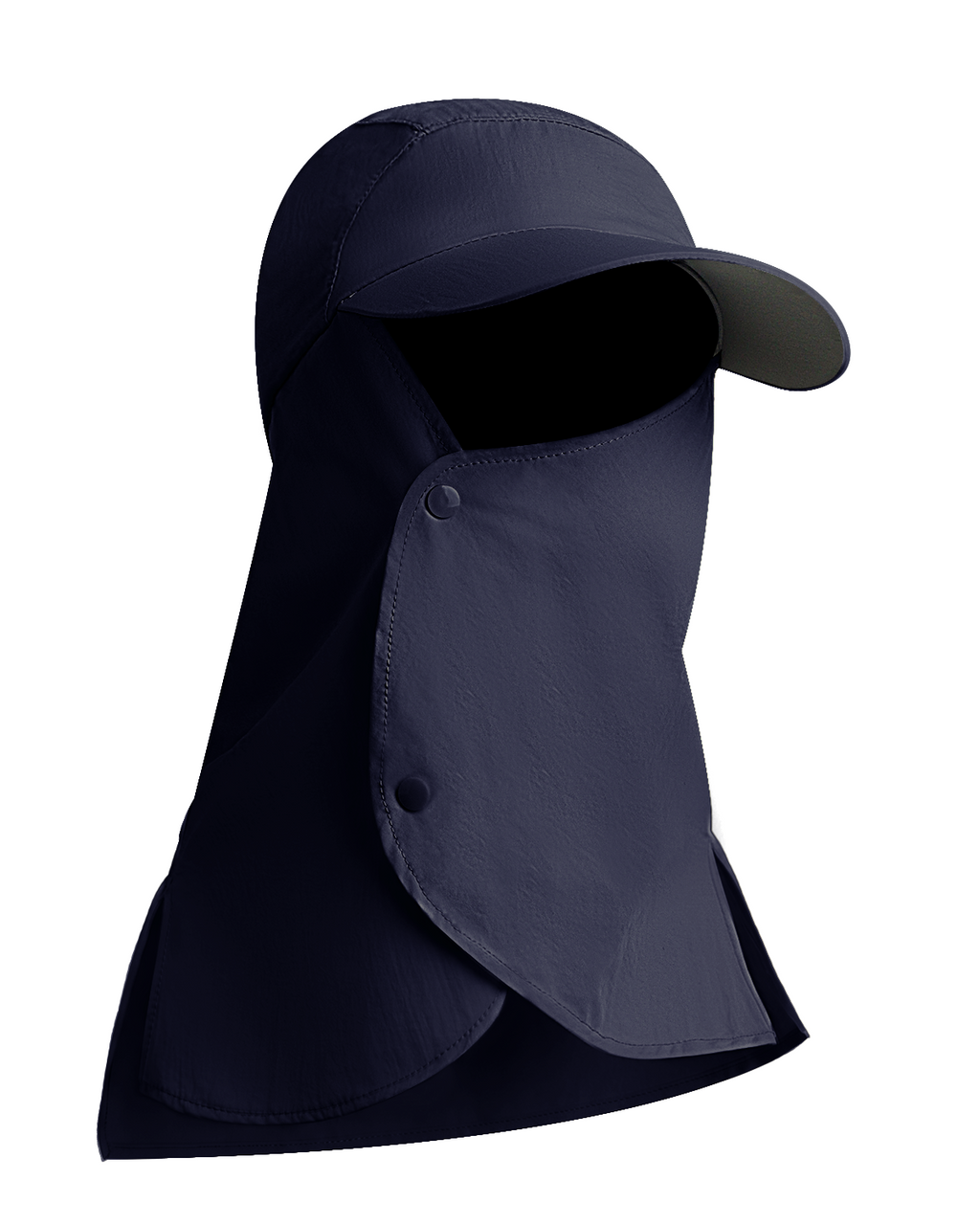 Quick-Dry Sun Hat with Neck Flap for Big Heads
