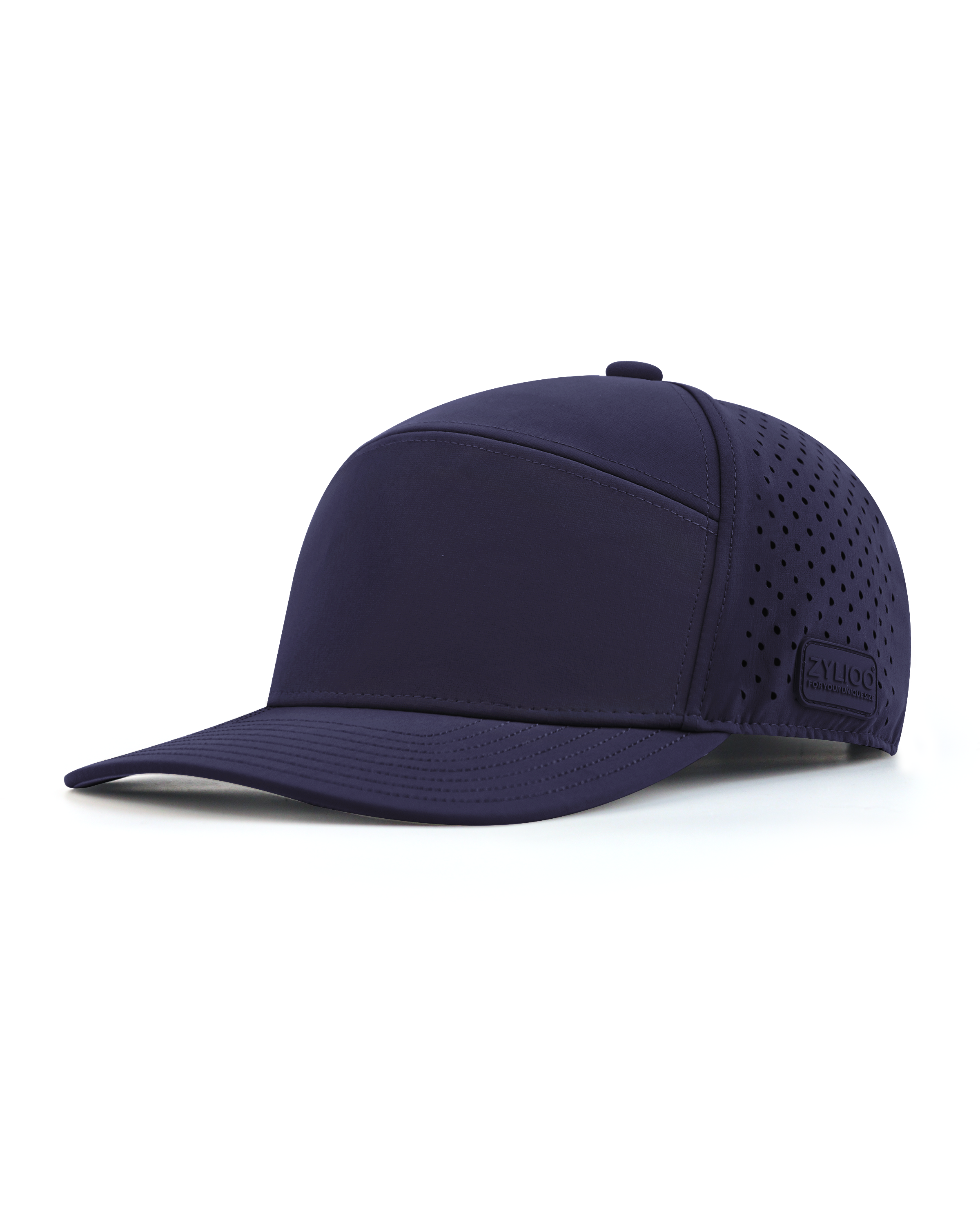 Gorra de 6 paneles con perforaciones láser para cabezas grandes