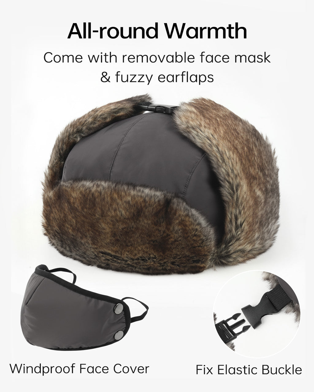 Oversize Winter Trapper Hat - Zylioo