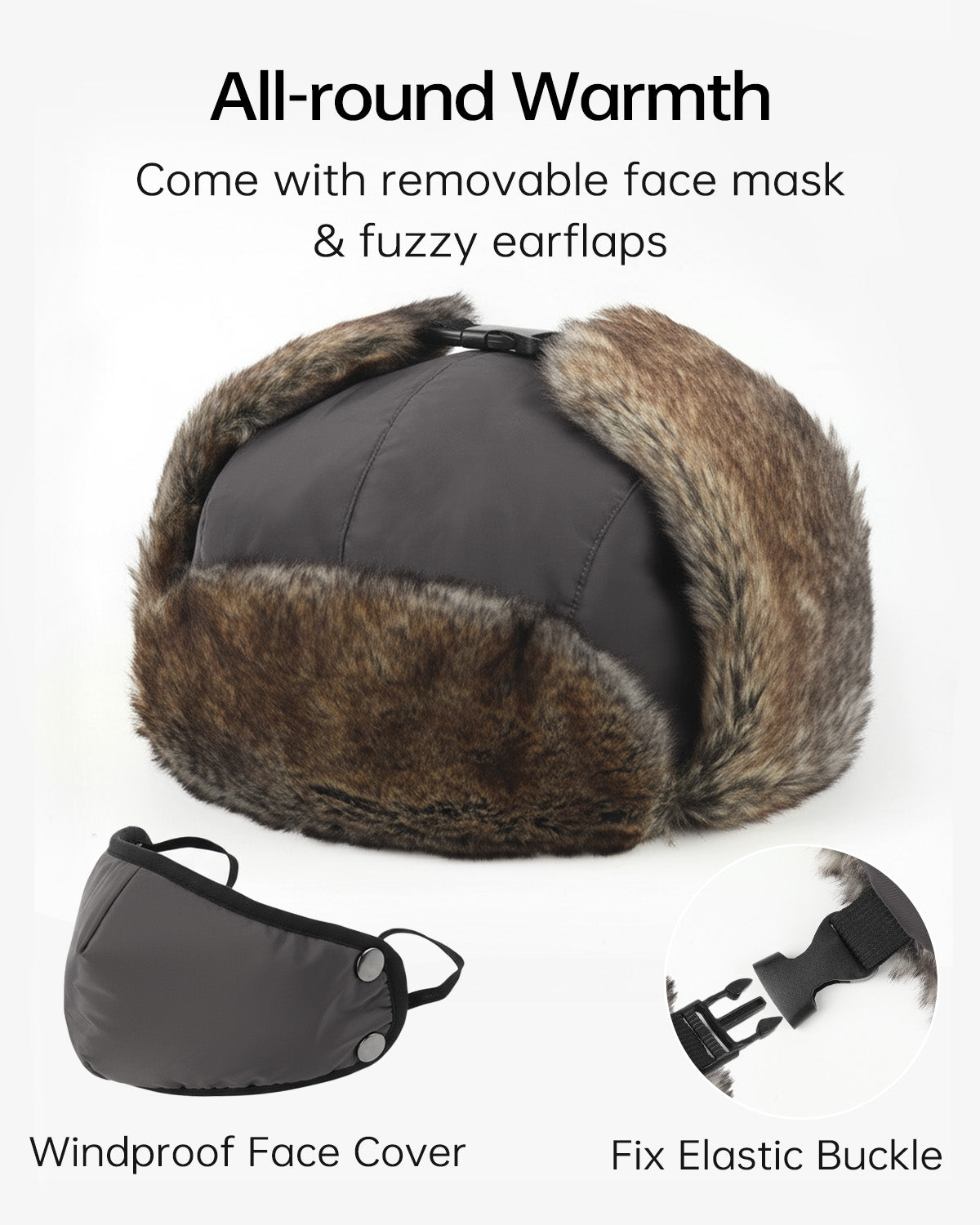 Oversize Winter Trapper Hat - Zylioo