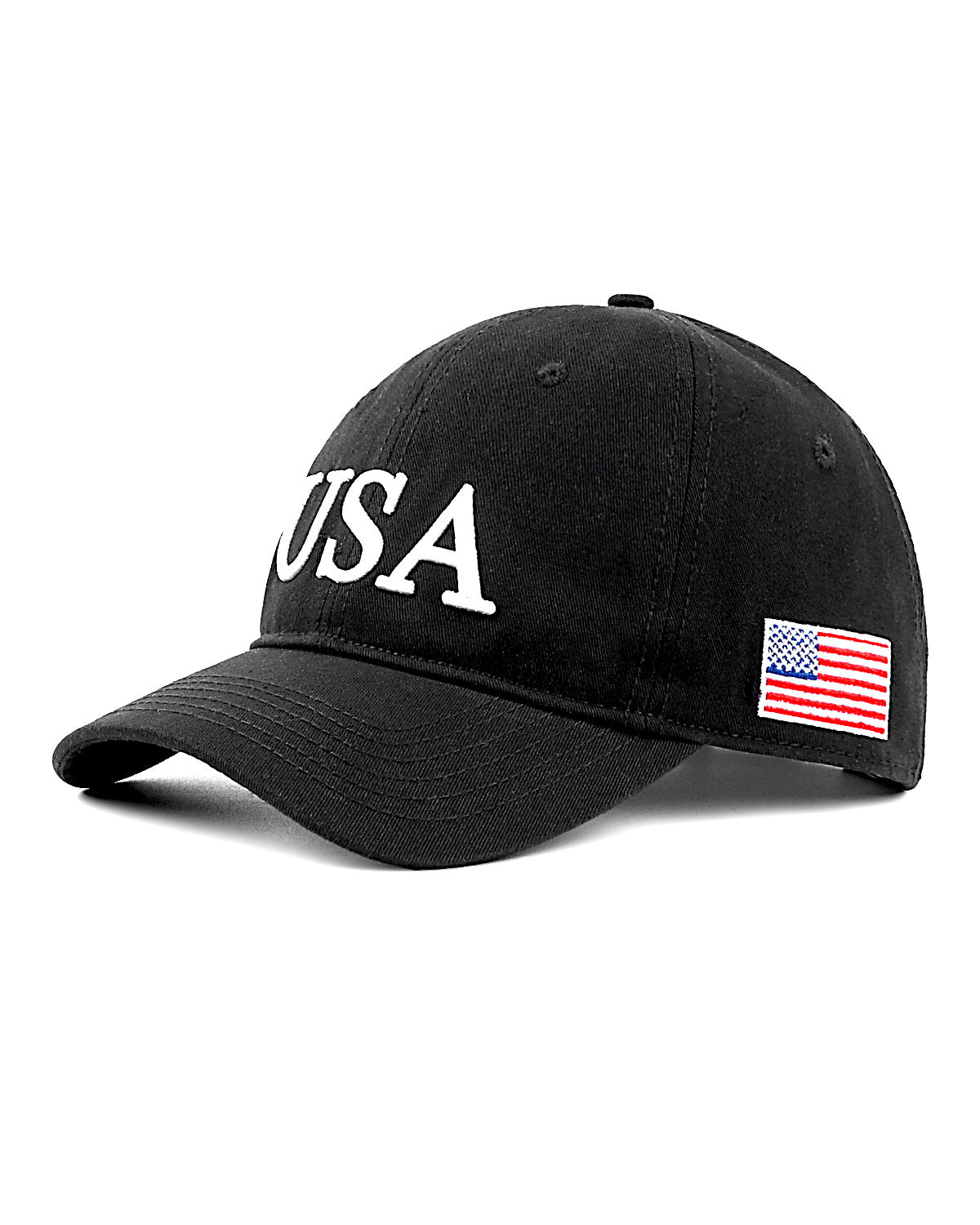 USA Flag Cotton Baseball Cap for Big Heads