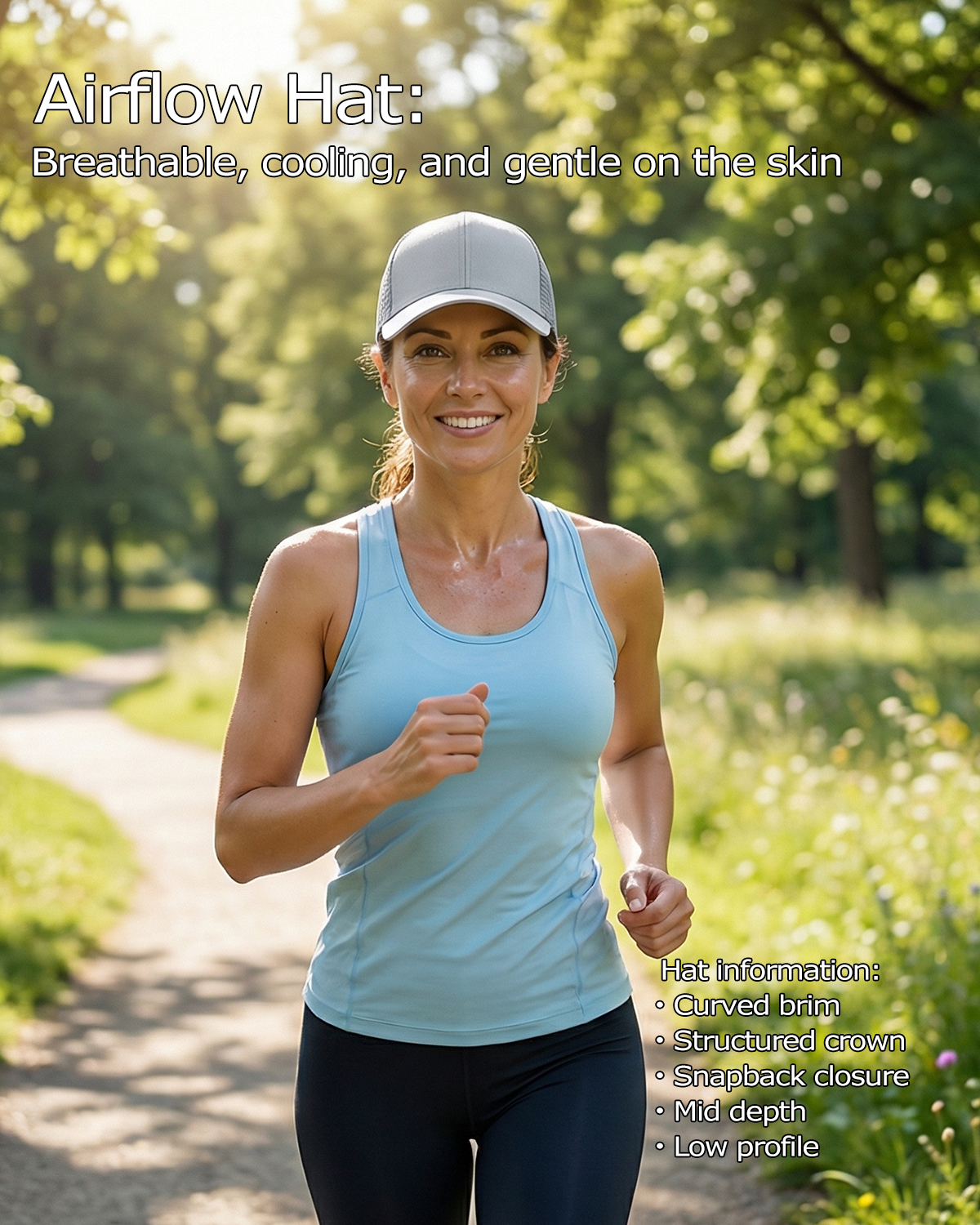 2XL Mid Crown Trucker Hat for Big Heads