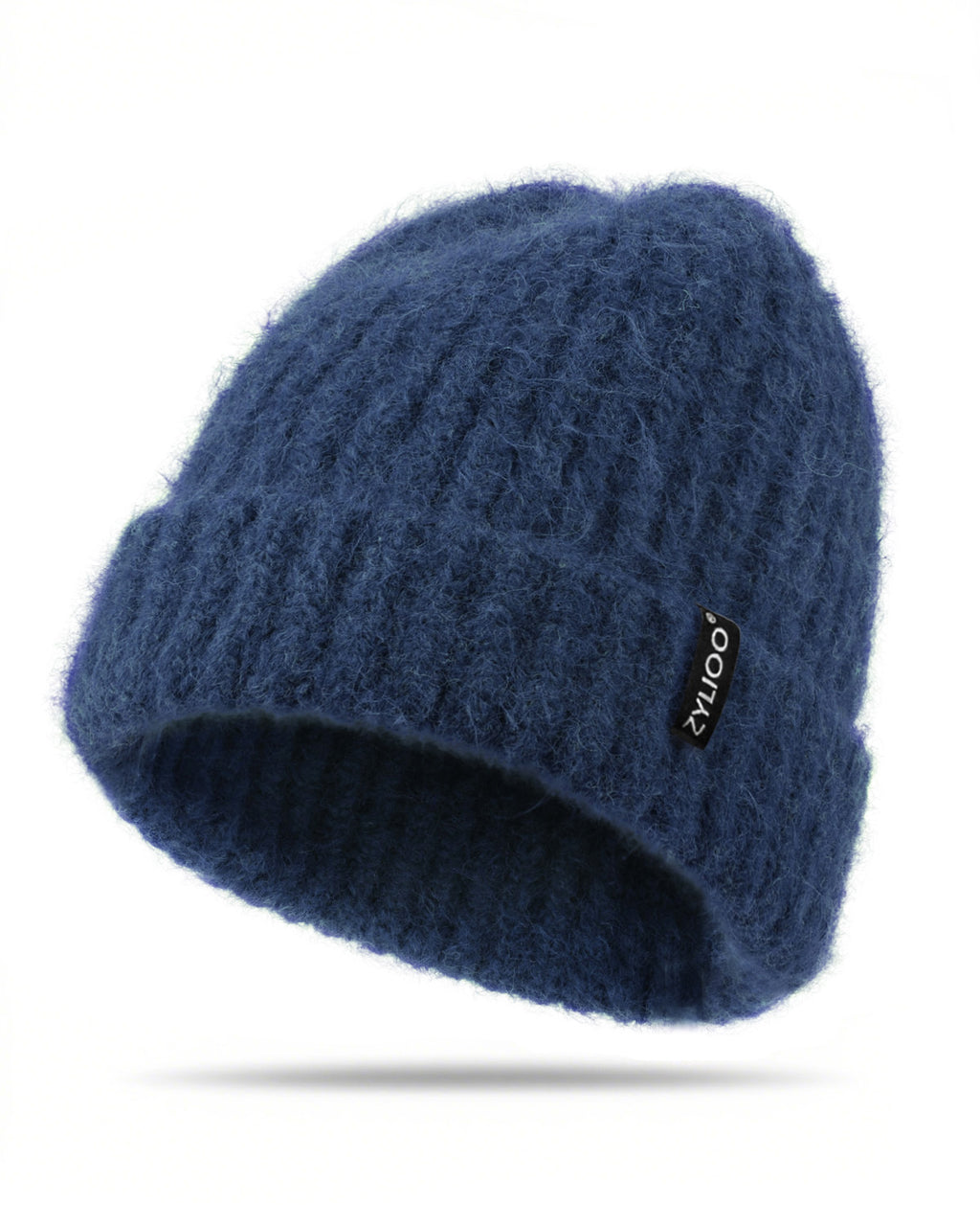 Chunky Fuzzy Beanie for Big Heads