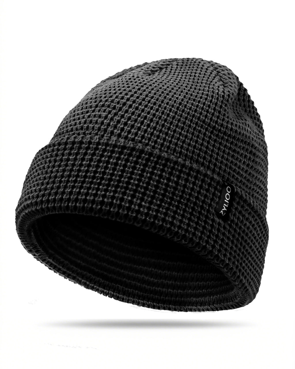 Waffle Knit Beanie for Big Heads