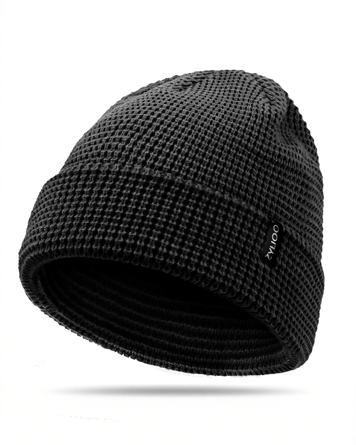 Waffle Knit Beanie for Big Heads