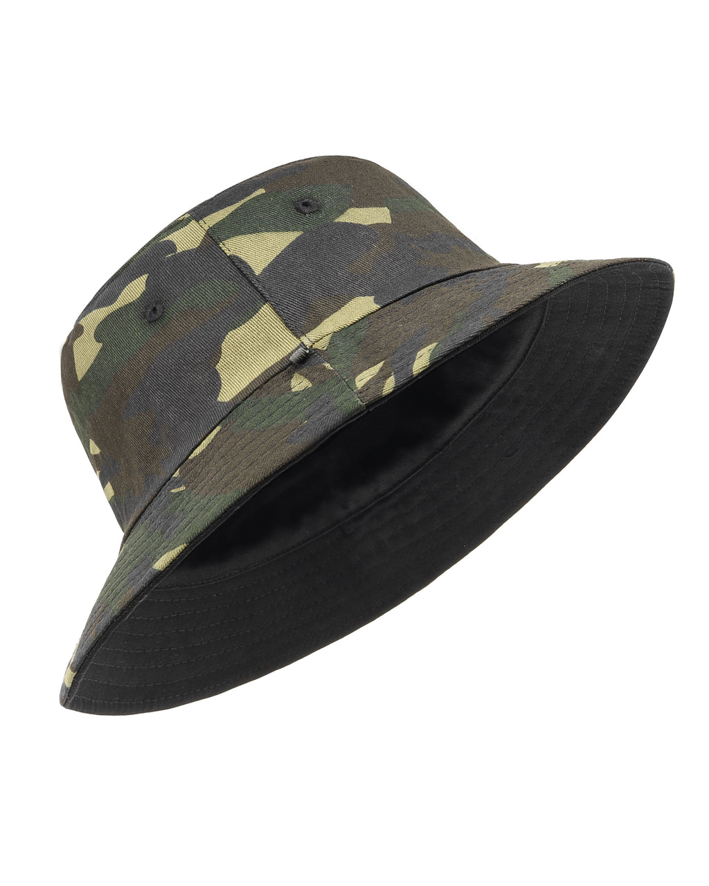 Gorro de pescador de algodón reversible para cabezas grandes