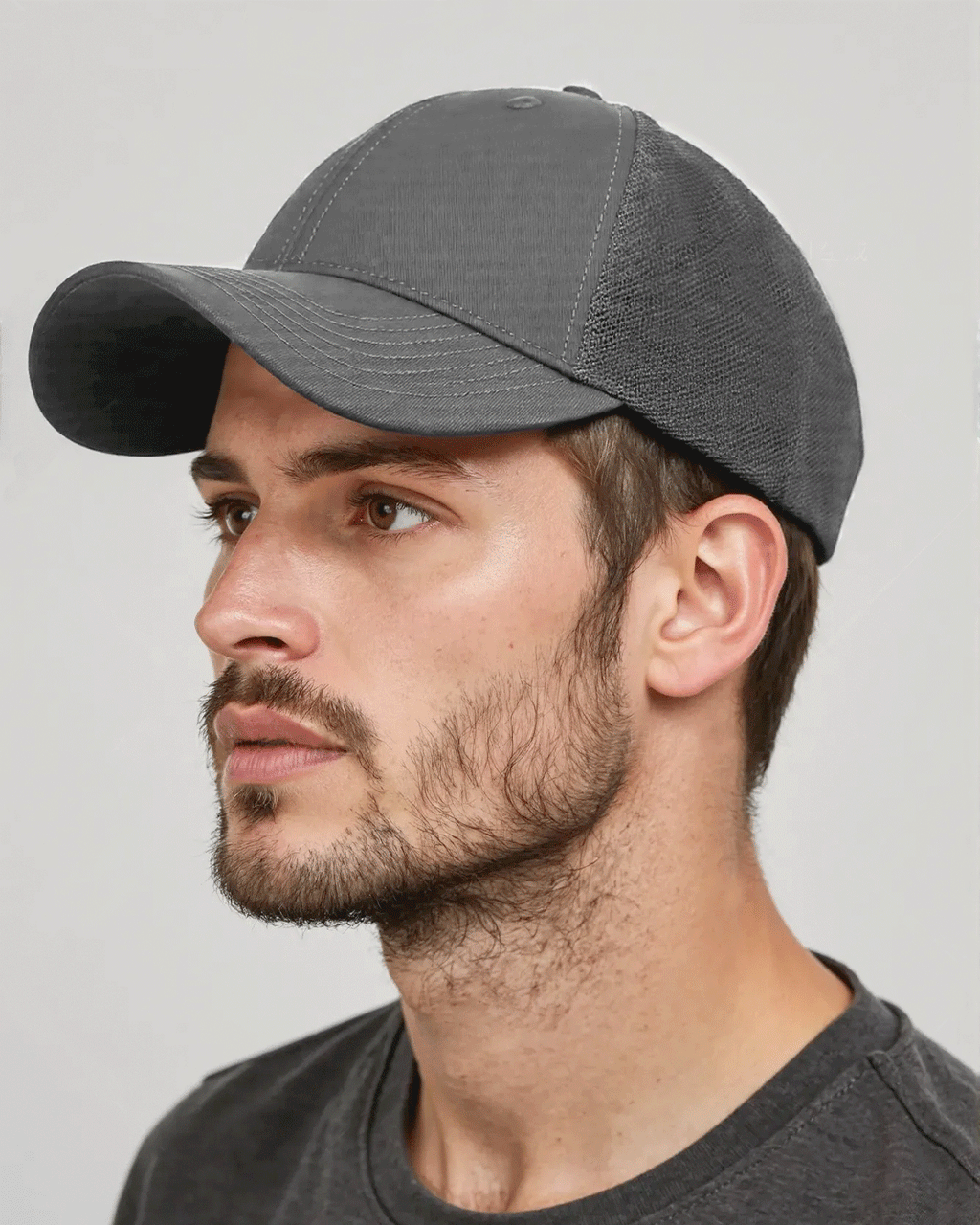 Cotton Mesh Trucker Baseball Cap for Big Heads