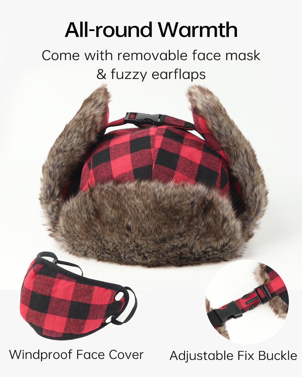 Oversize Winter Trapper Hat - Zylioo