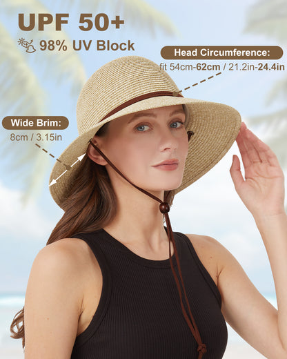Zylioo 2XL/XL/L/M/S Womens Straw Hat