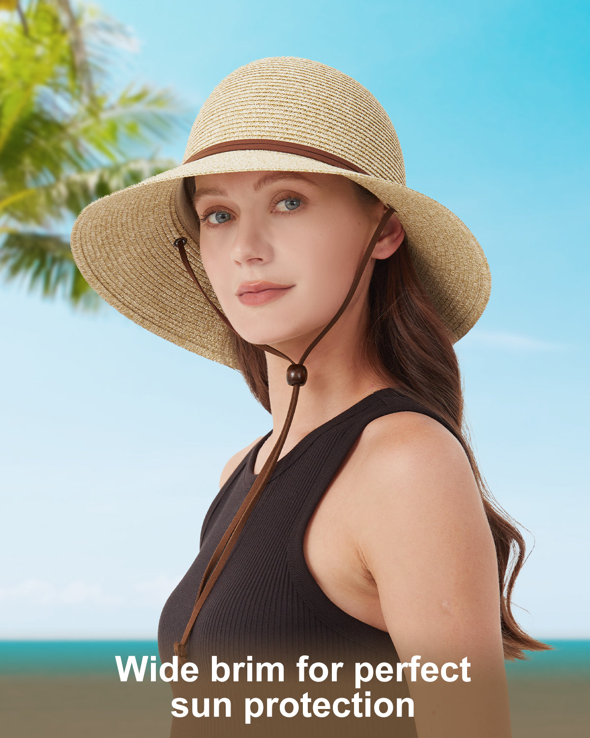 Zylioo 2XL/XL/L/M/S Womens Straw Hat