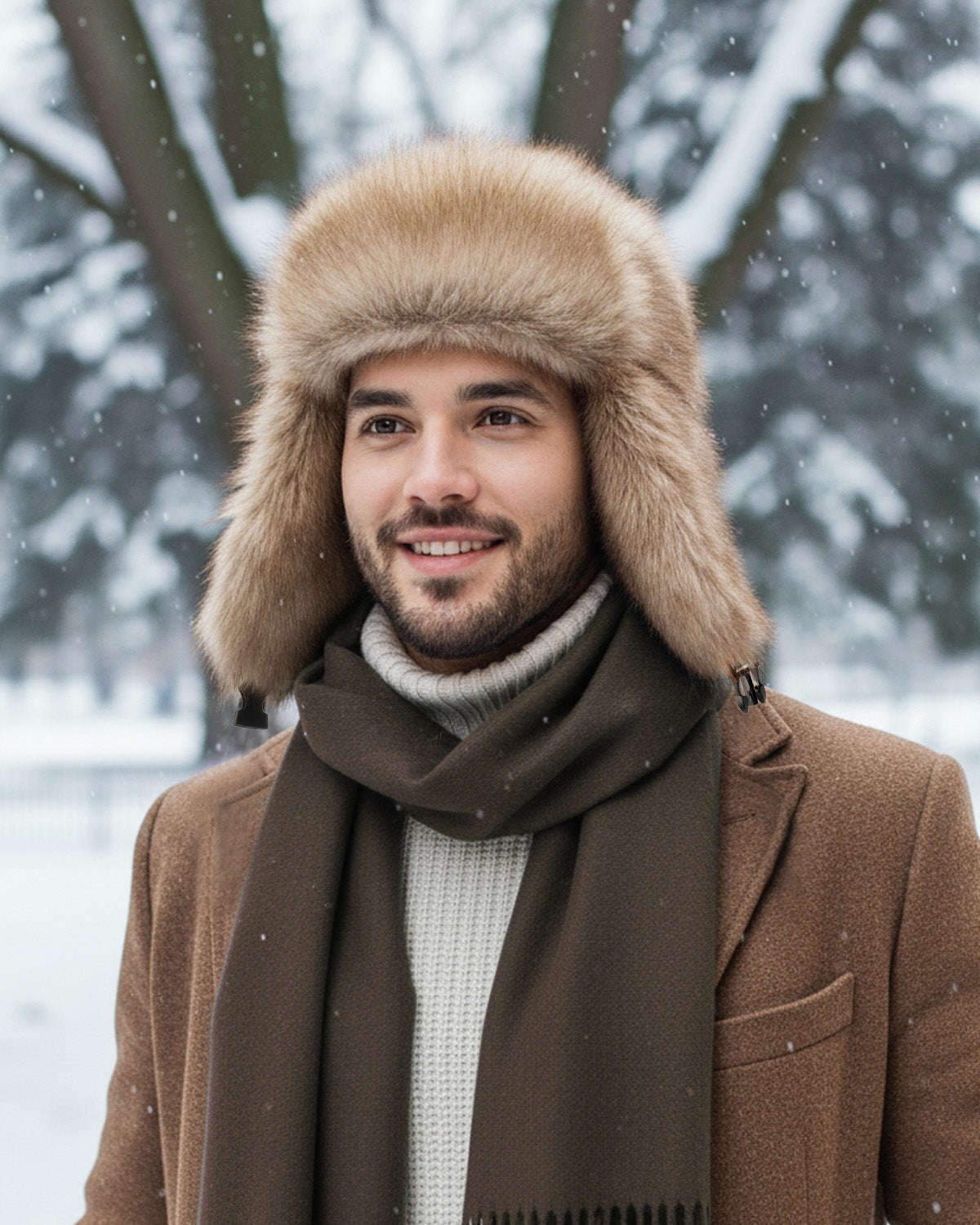 Oversized Faux Fur Trapper Hat - Zylioo