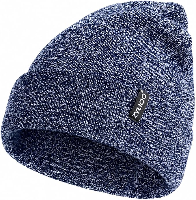 Fine Knit Beanie Hats for Big Heads