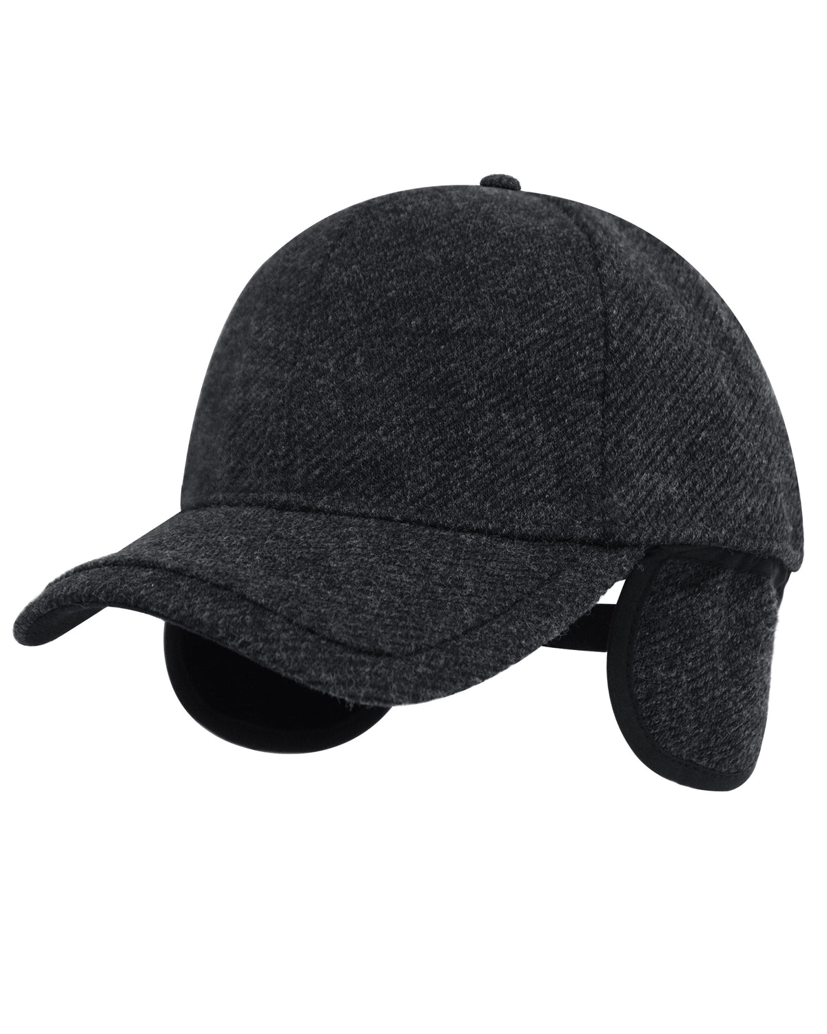 Winter Baseball Cap with Ear Flaps for Big Heads