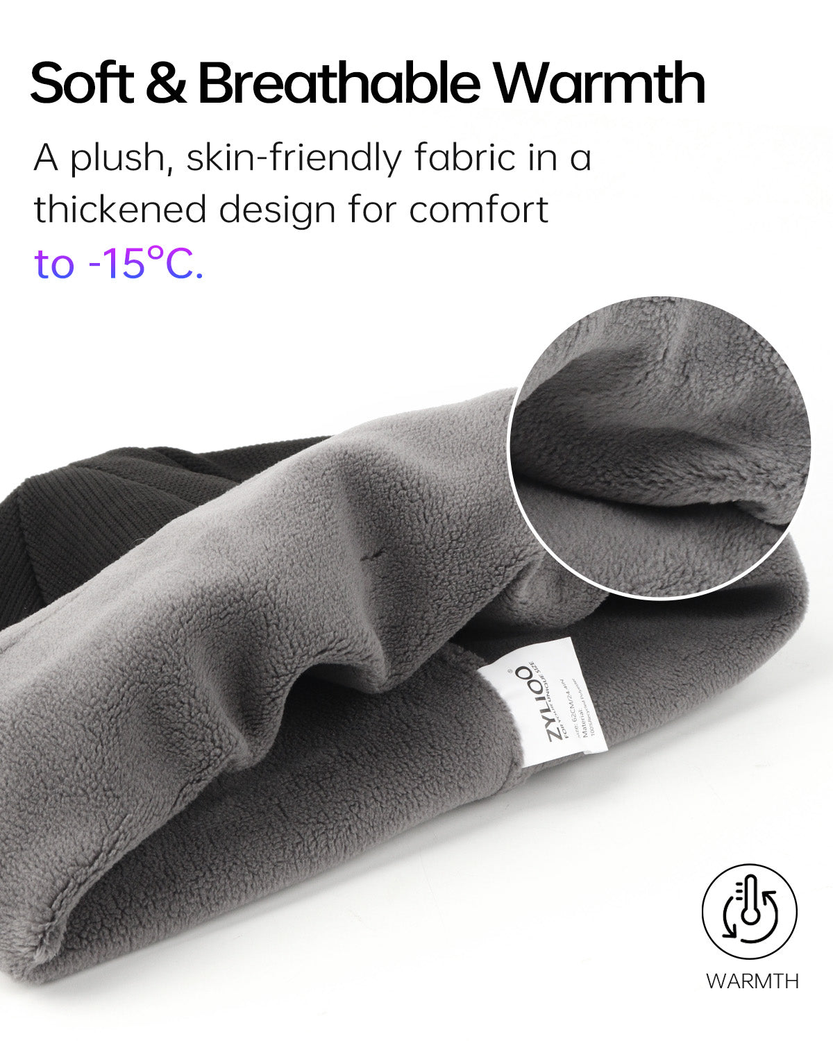 Waterproof Beanie for Big Heads