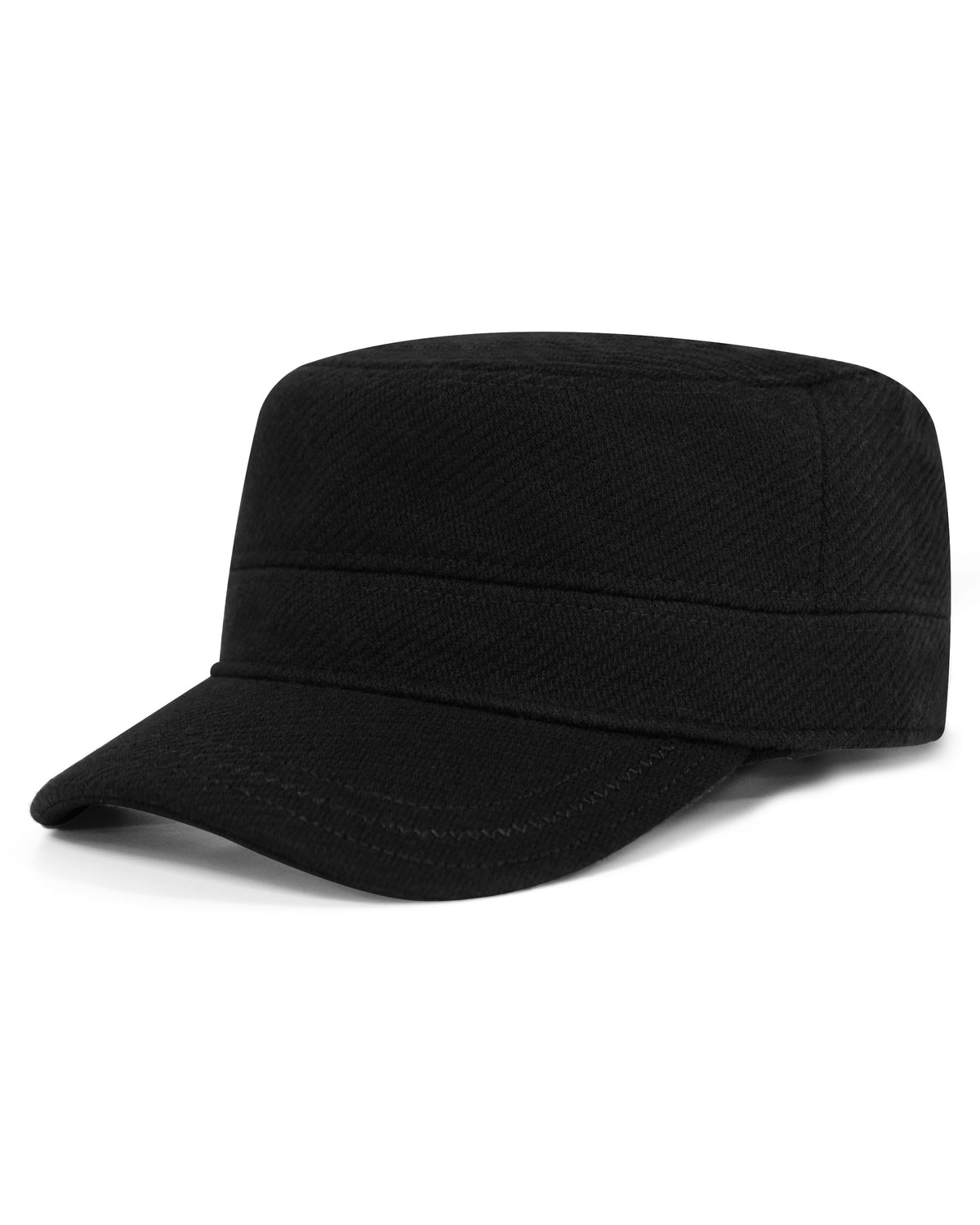 Winter Cadet Cap with Ear Flaps for Big Heads